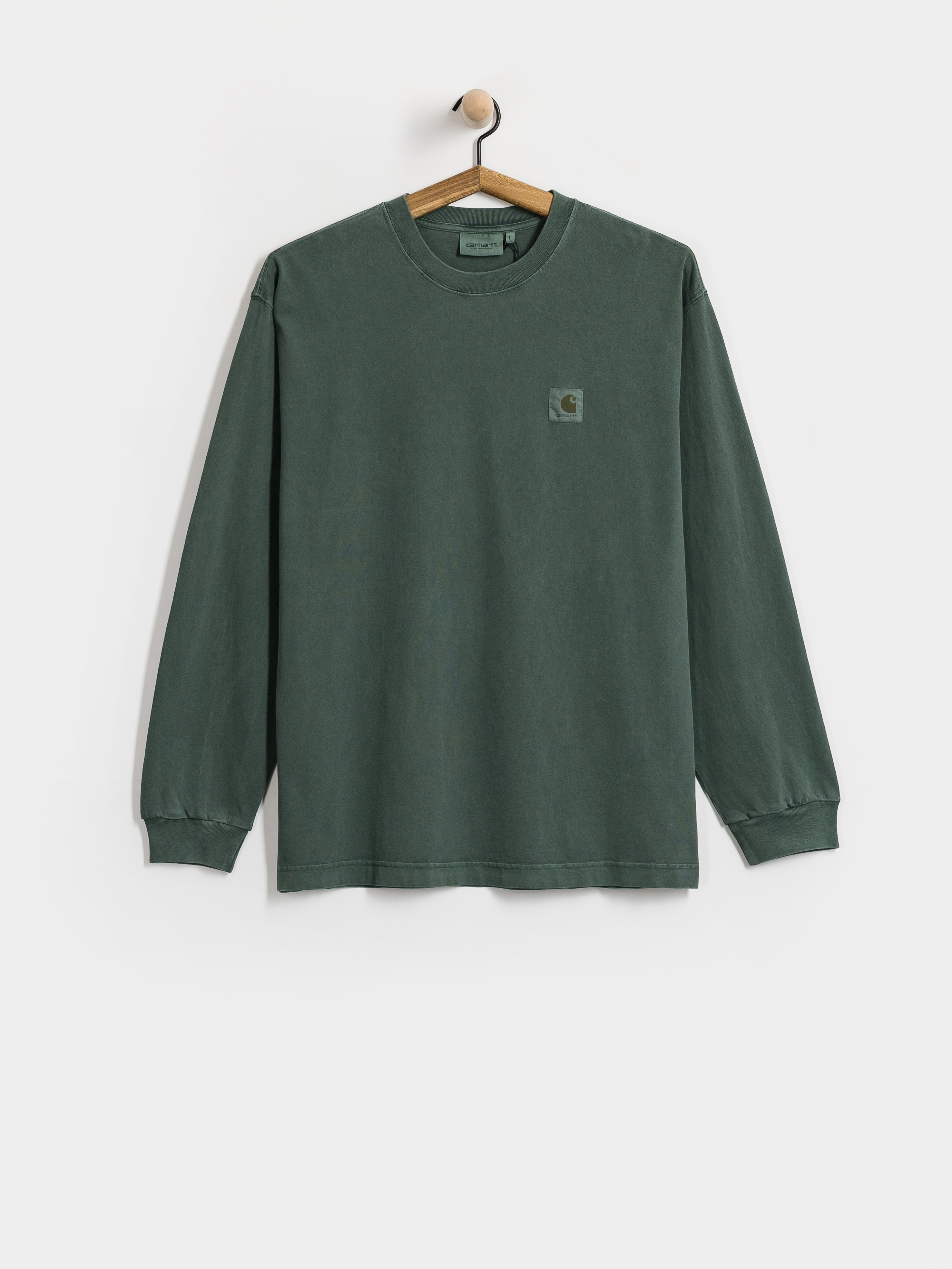 Triko Carhartt WIP Vista (dark scarab/garment dyed)