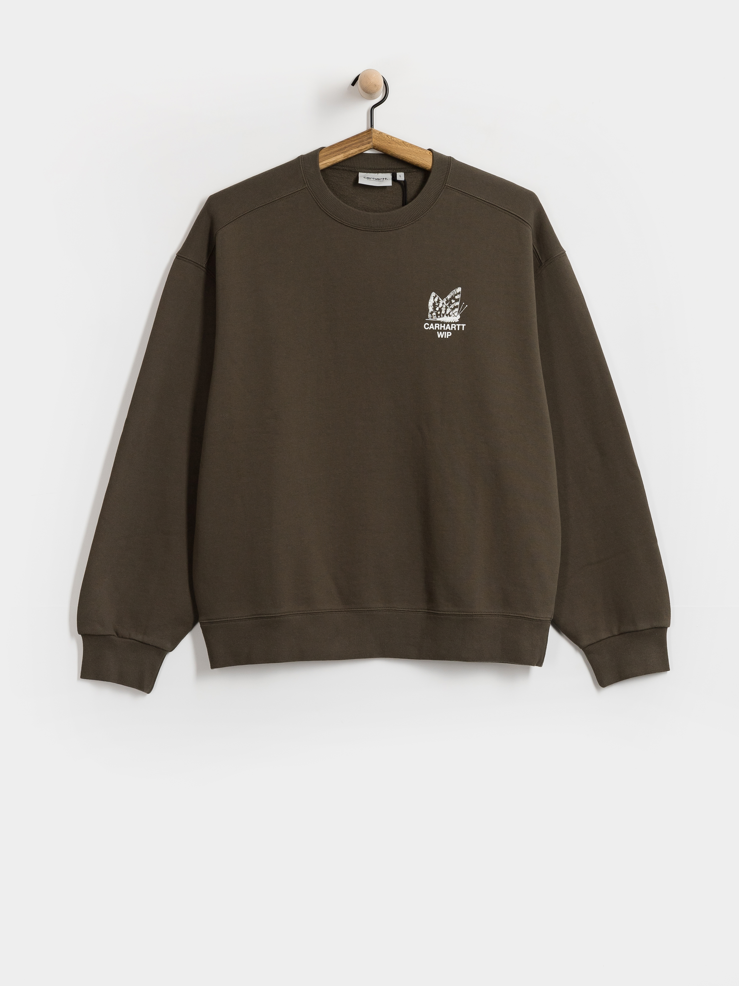Mikina Carhartt WIP Hourglass (cypress/stone washed)