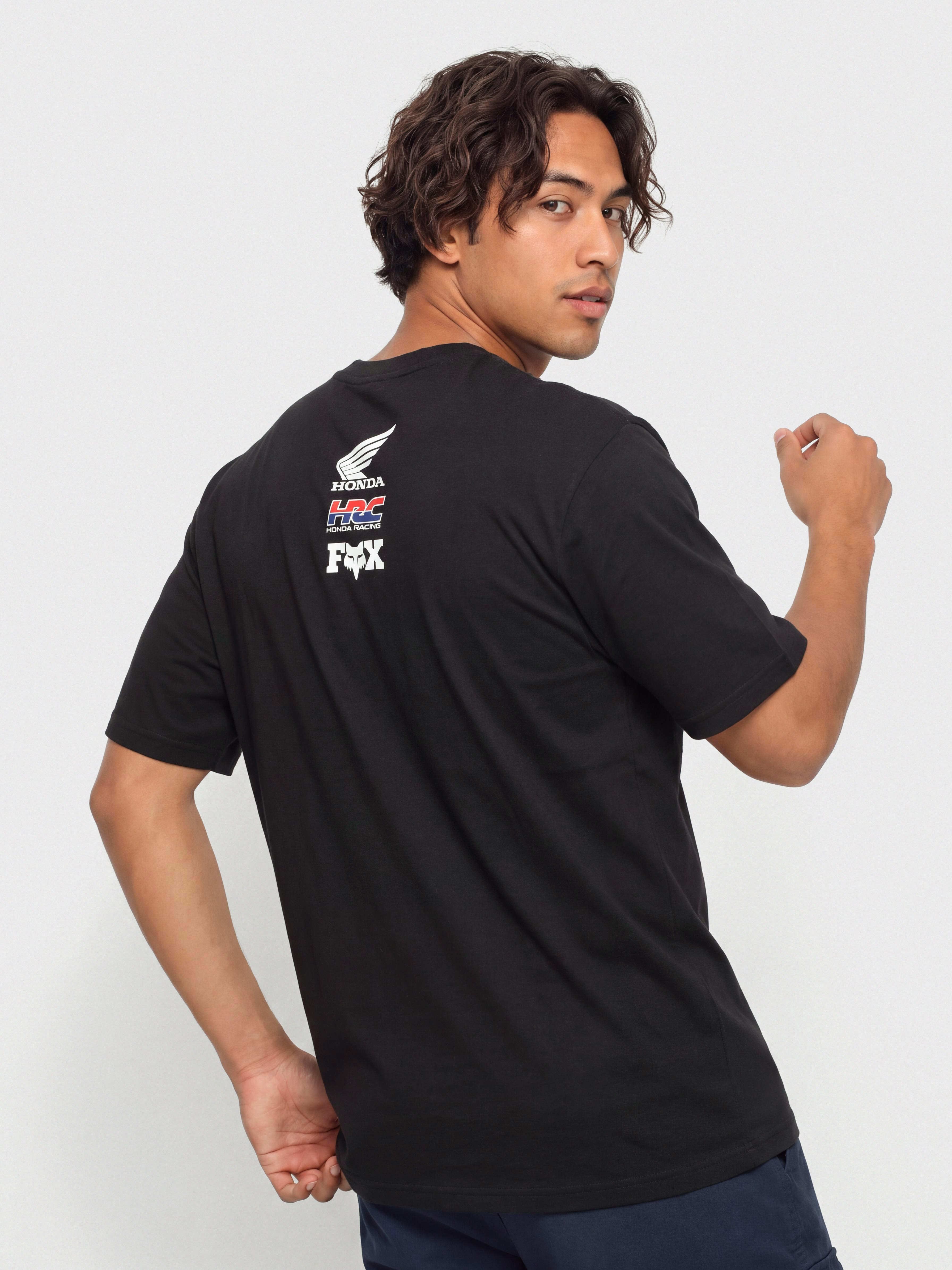 Tričko Fox Honda Midweight (black)