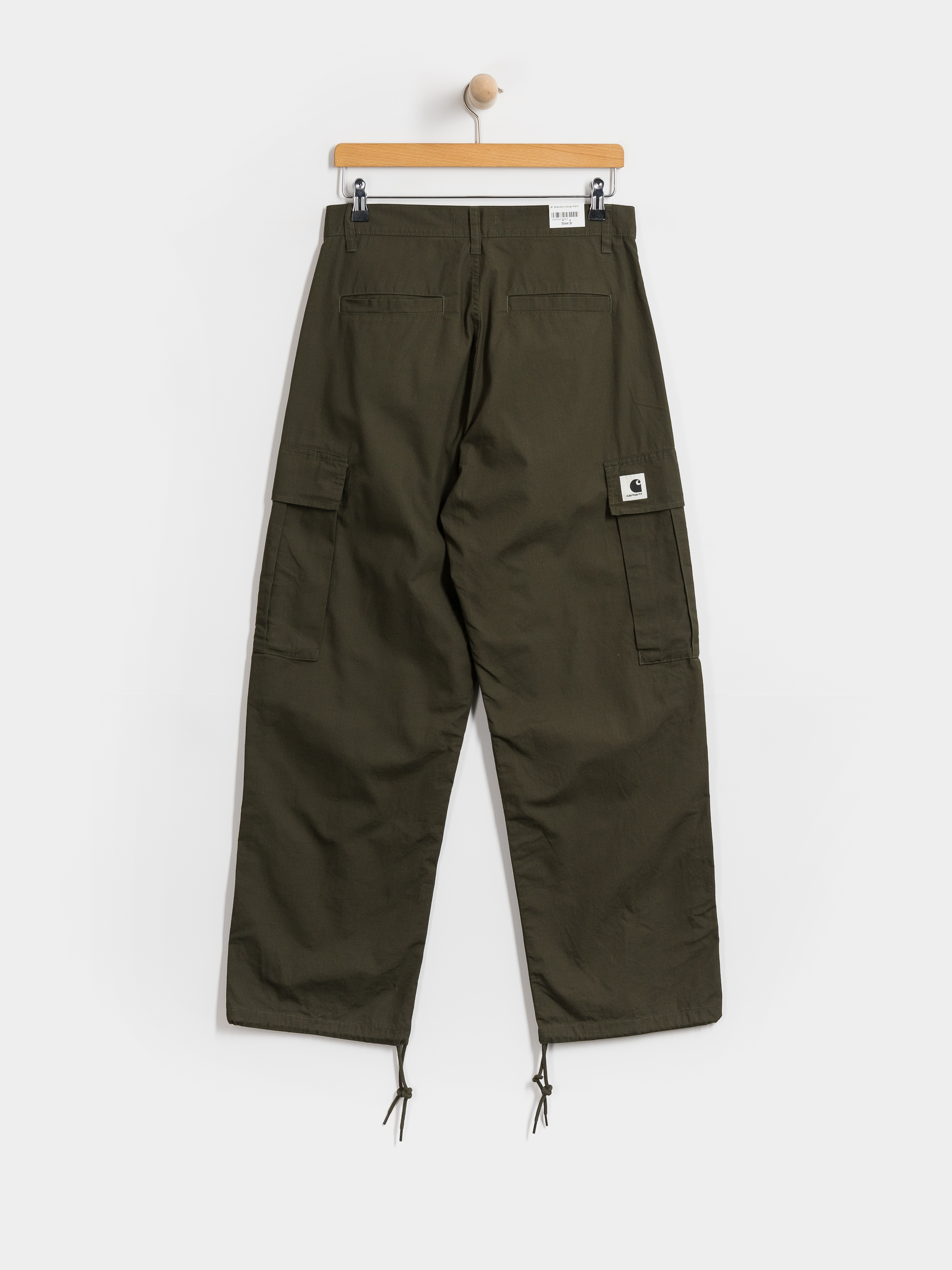 Nohavice Carhartt WIP Brandon Cargo Wmn (cypress/rinsed)