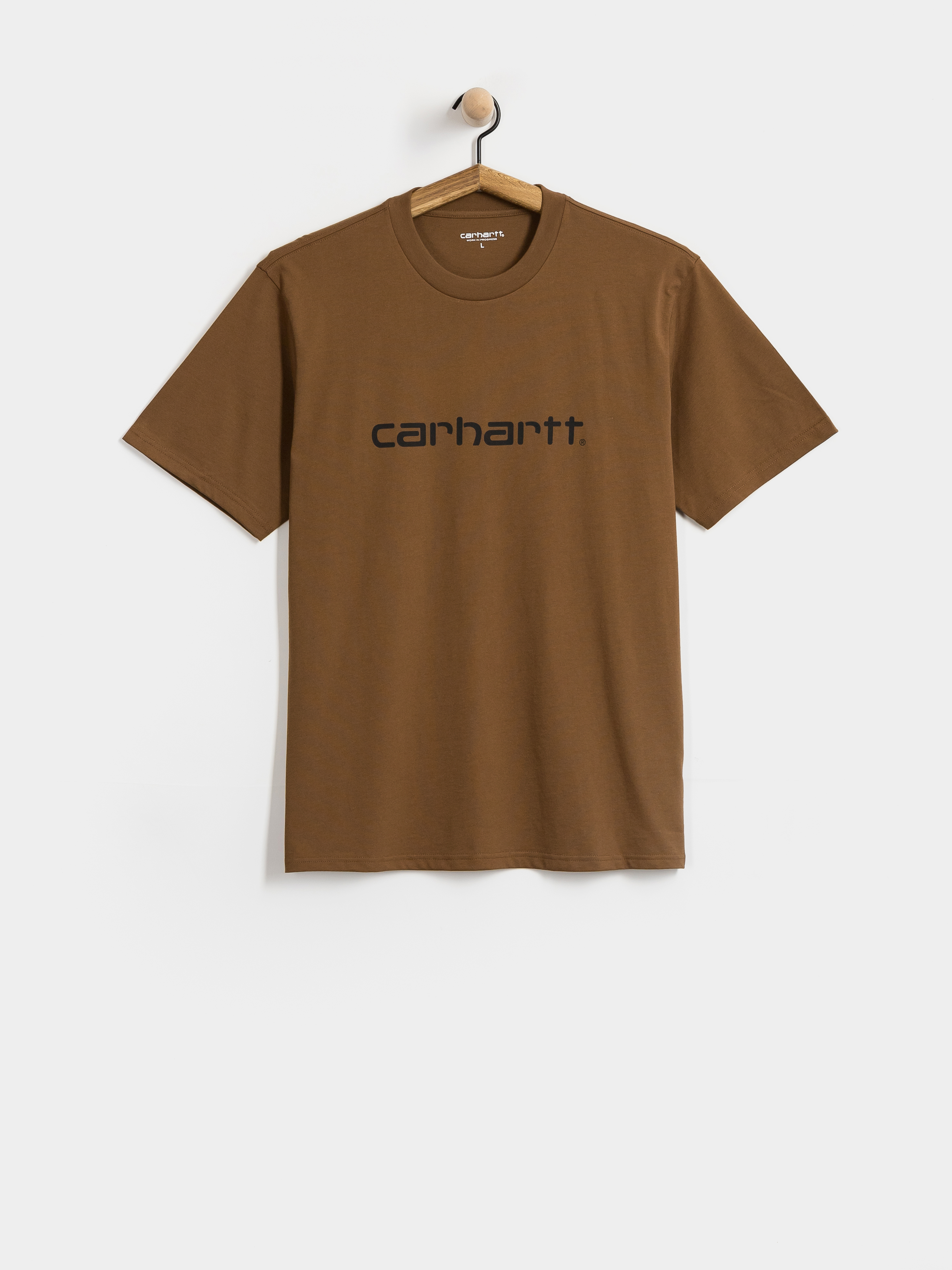Tričko Carhartt WIP Script (wip h brown/black)