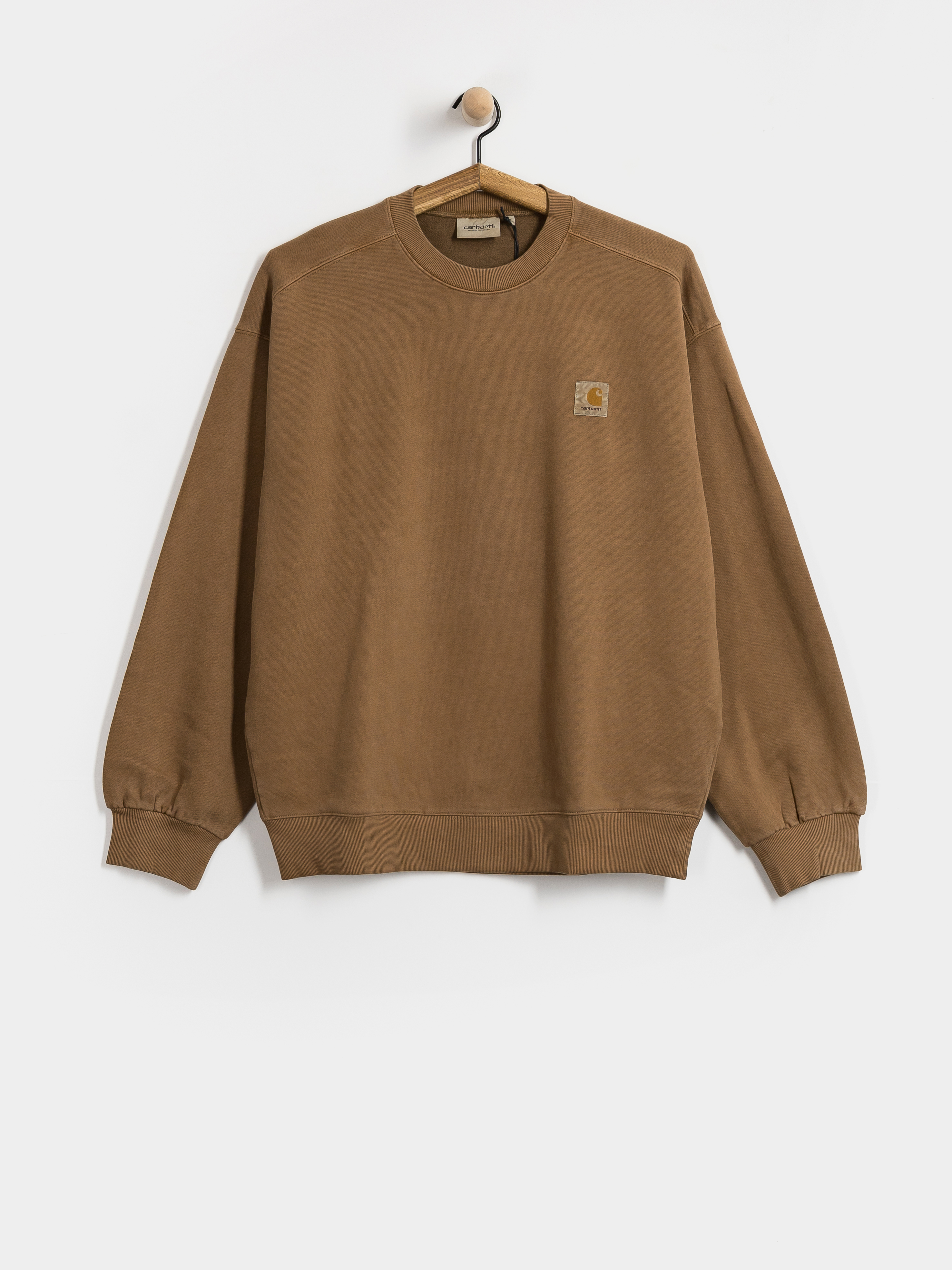 Mikina Carhartt WIP Vista (wip h brown/garment dyed)