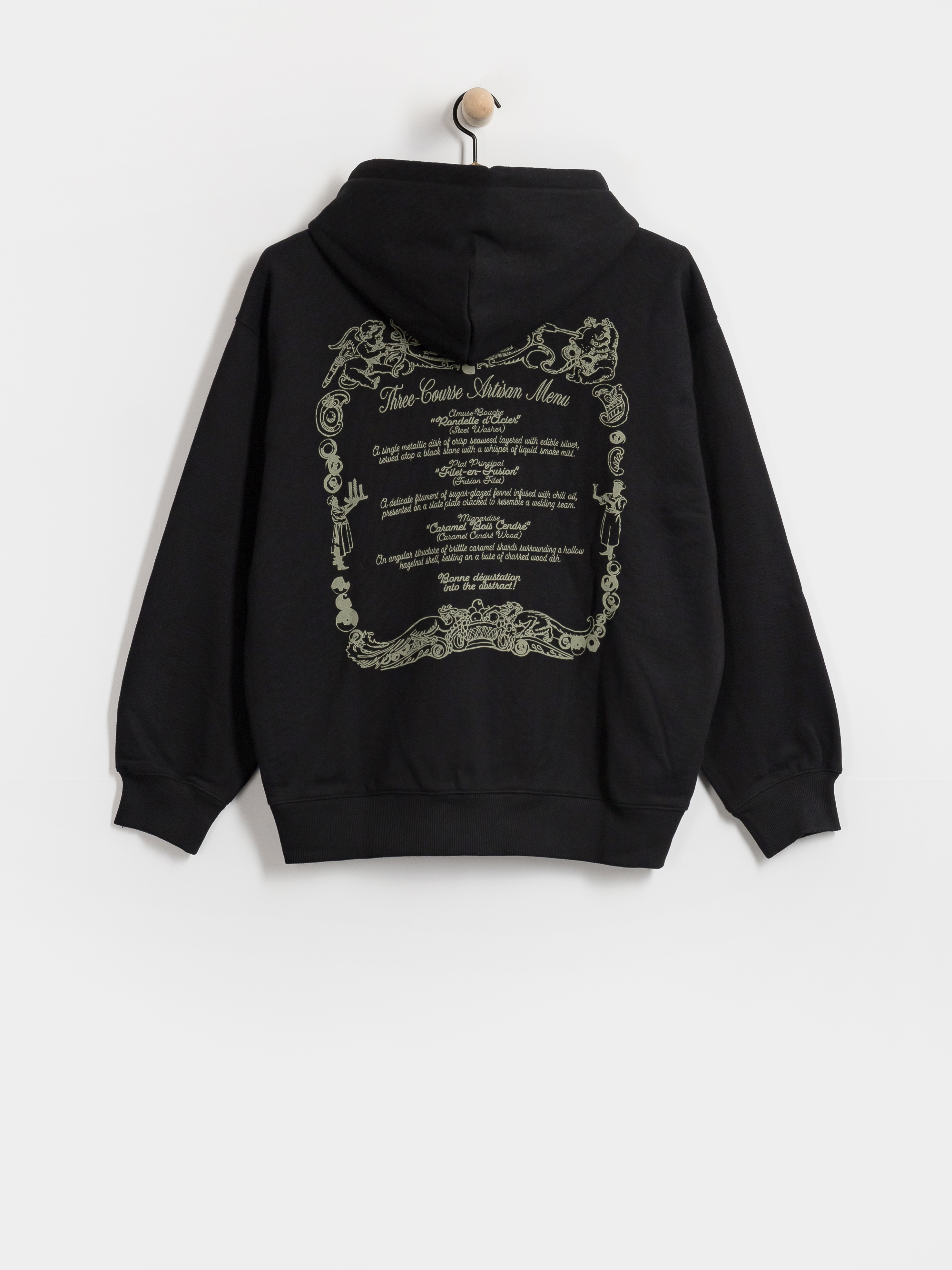 Mikina s kapucu0148ou Carhartt WIP Chez WIP ZHD (black/green)