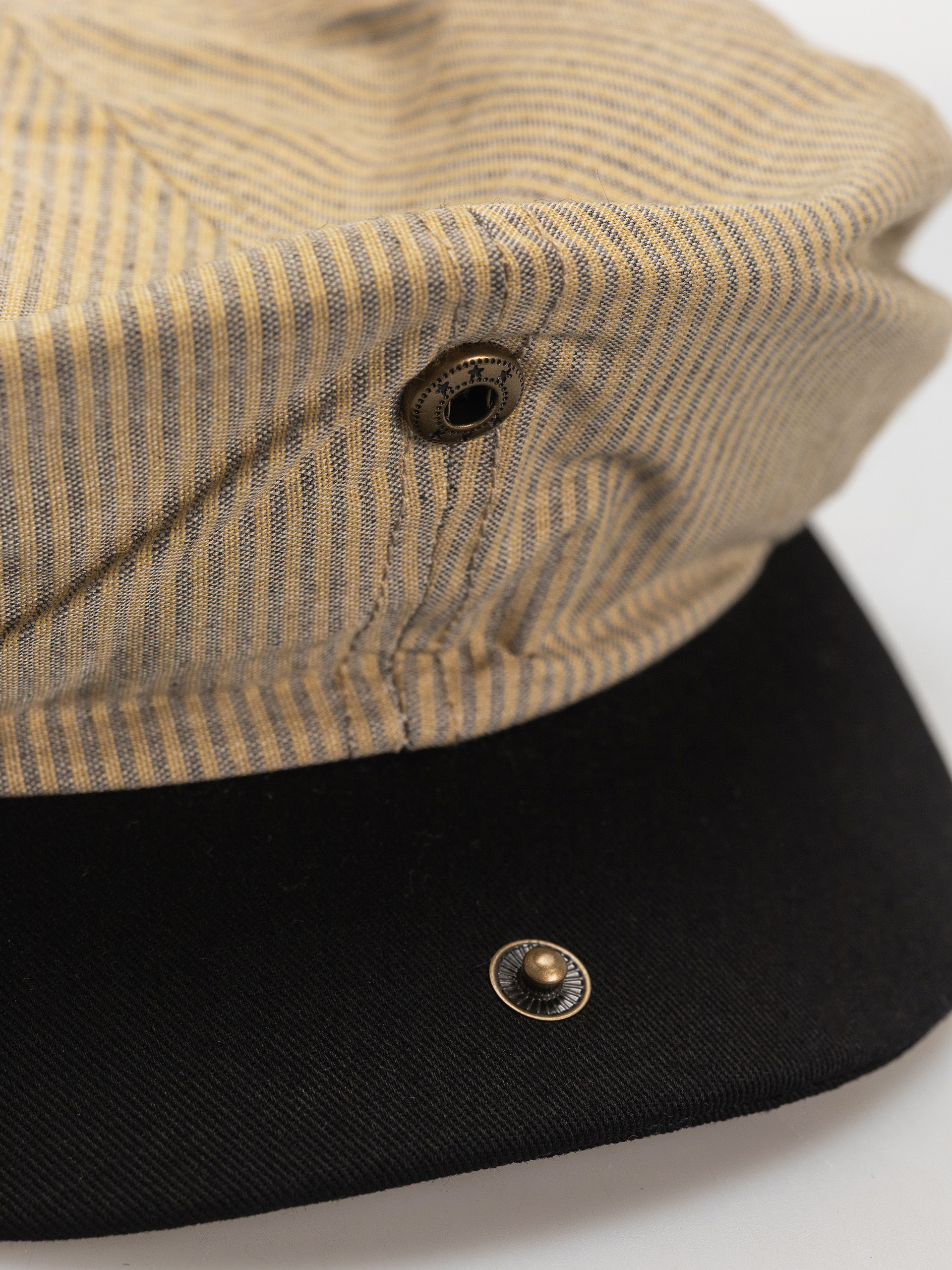 Klobúk so šiltom Brixton Brood Snap Cap (khaki stripe/washed black)