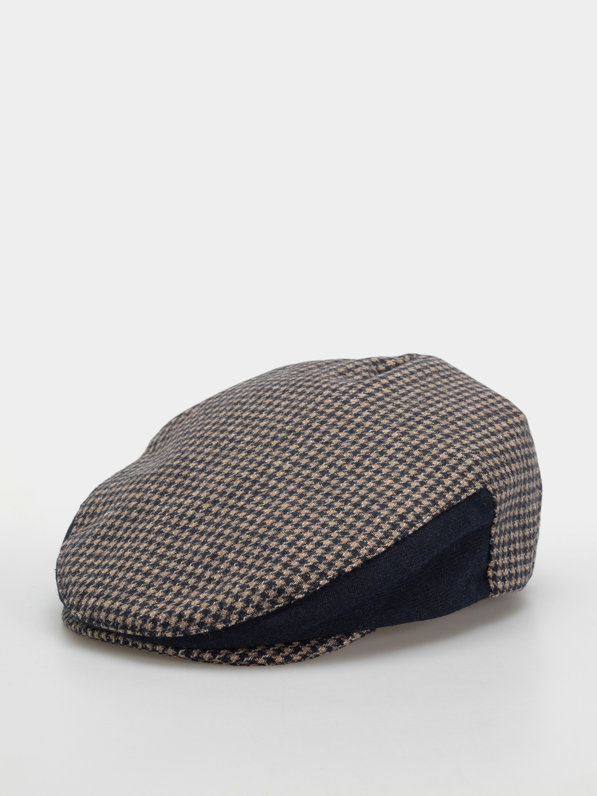 Klobúk so šiltom Brixton Hooligan Snap Cap (navy/sand houndstooth)