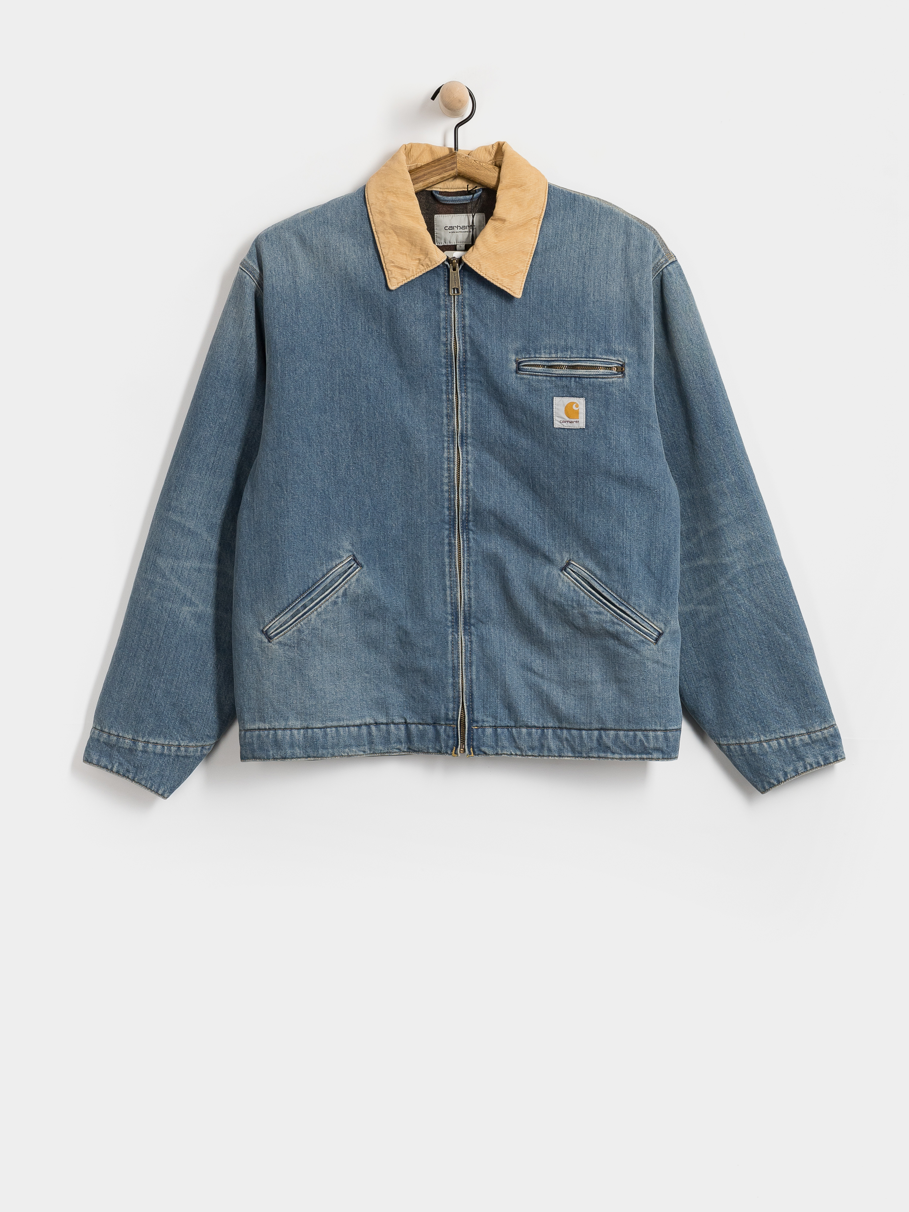 Bunda Carhartt WIP OG Detroit (blue/dusty h brown/old used wash)