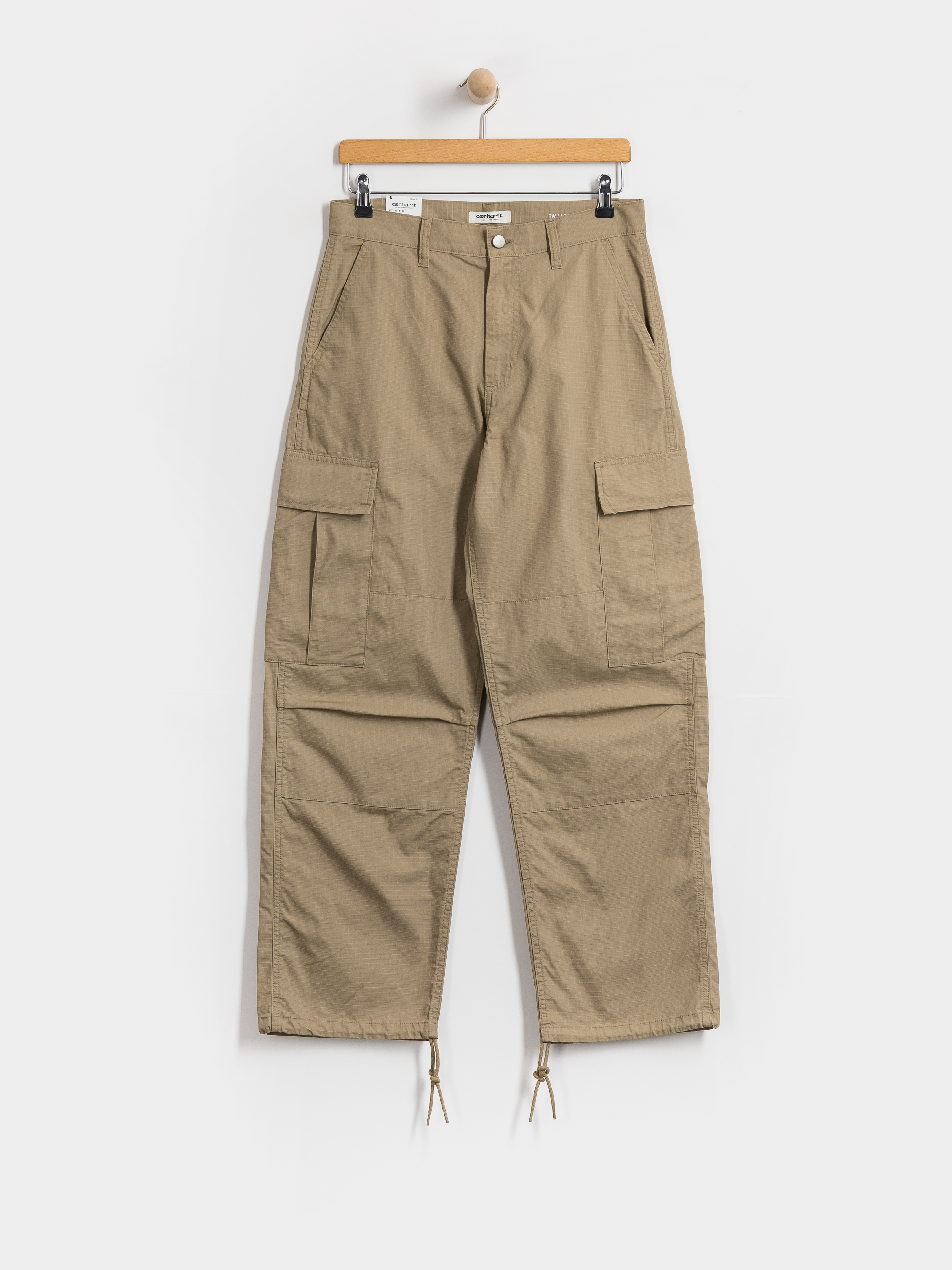 Nohavice Carhartt WIP Brandon Cargo Wmn (leather/rinsed)