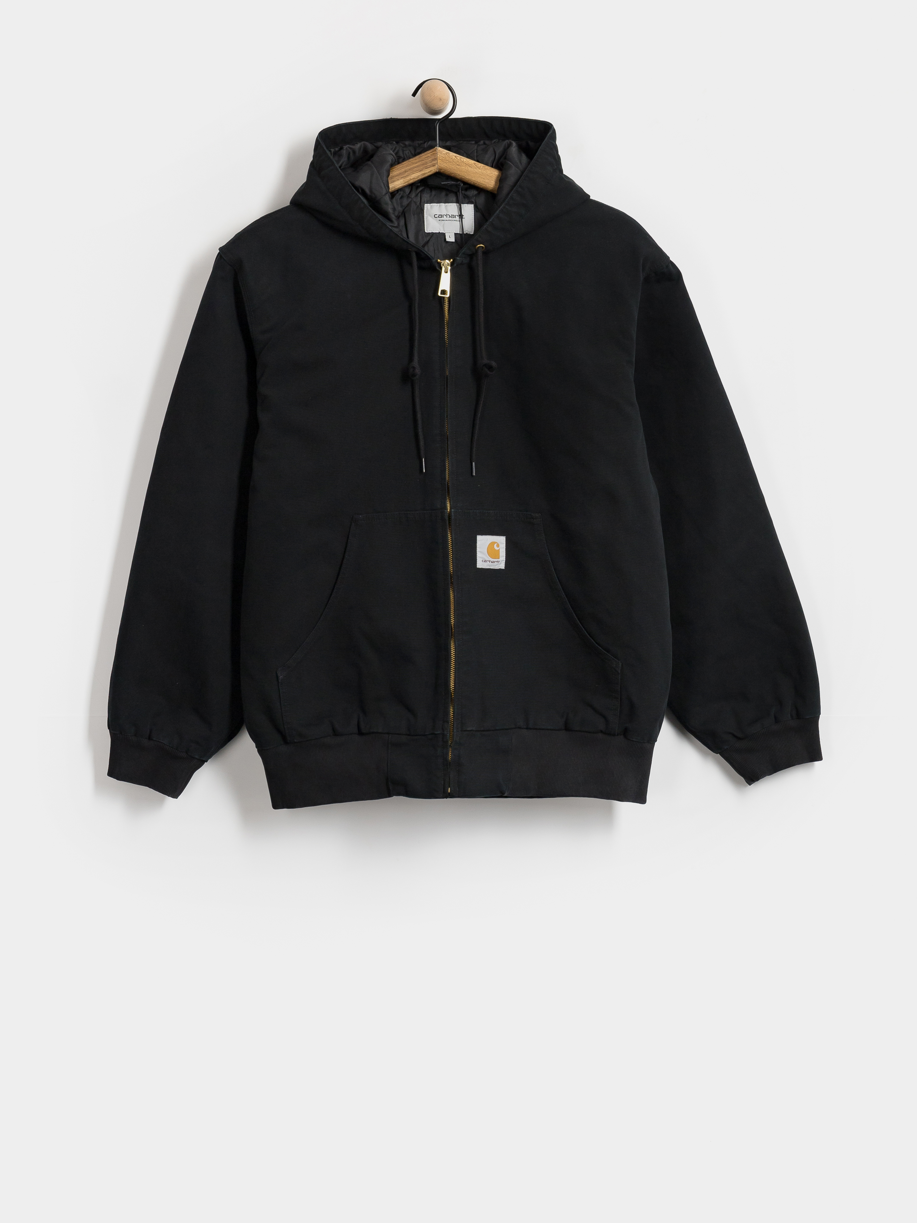 Bunda Carhartt WIP OG Active (black/stone canvas)