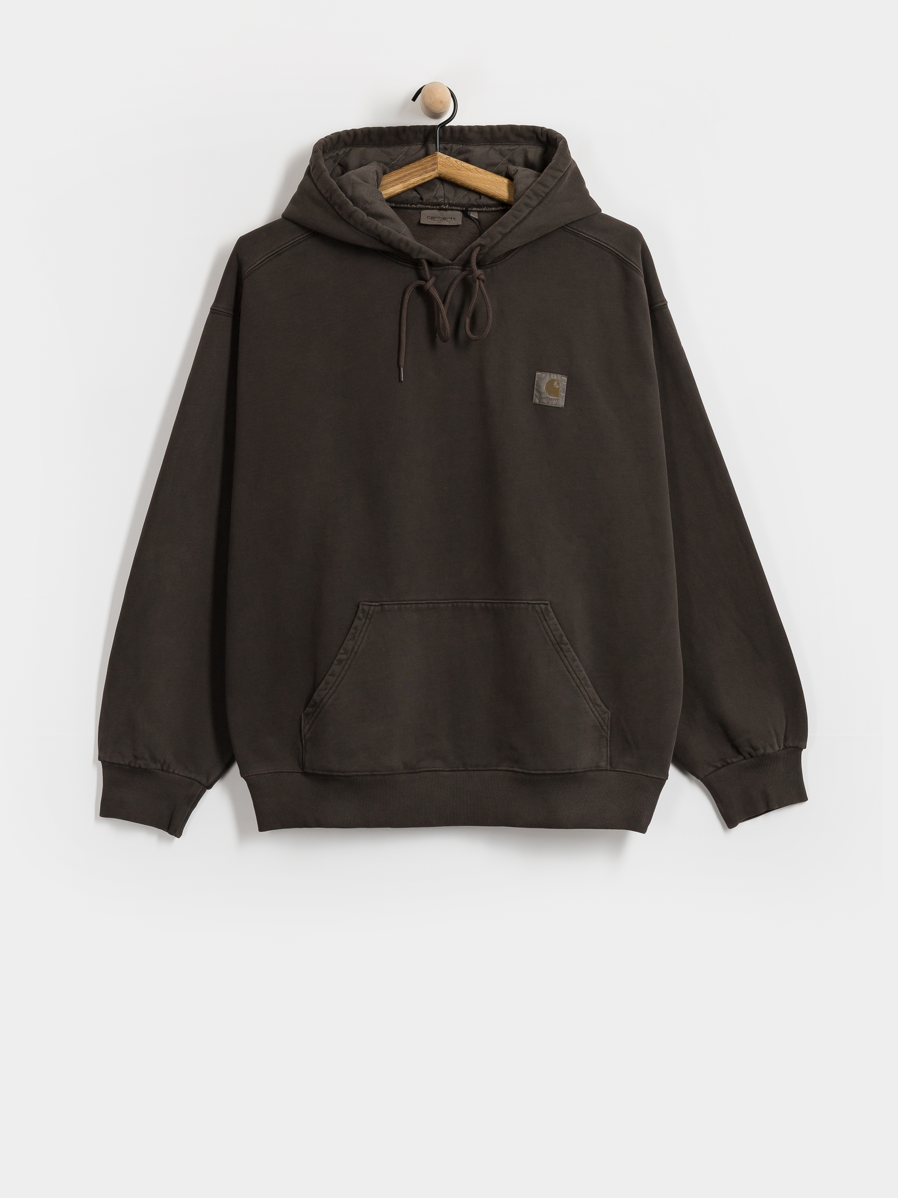 Mikina s kapucňou Carhartt WIP Vista HD (tobacco/garment dyed)