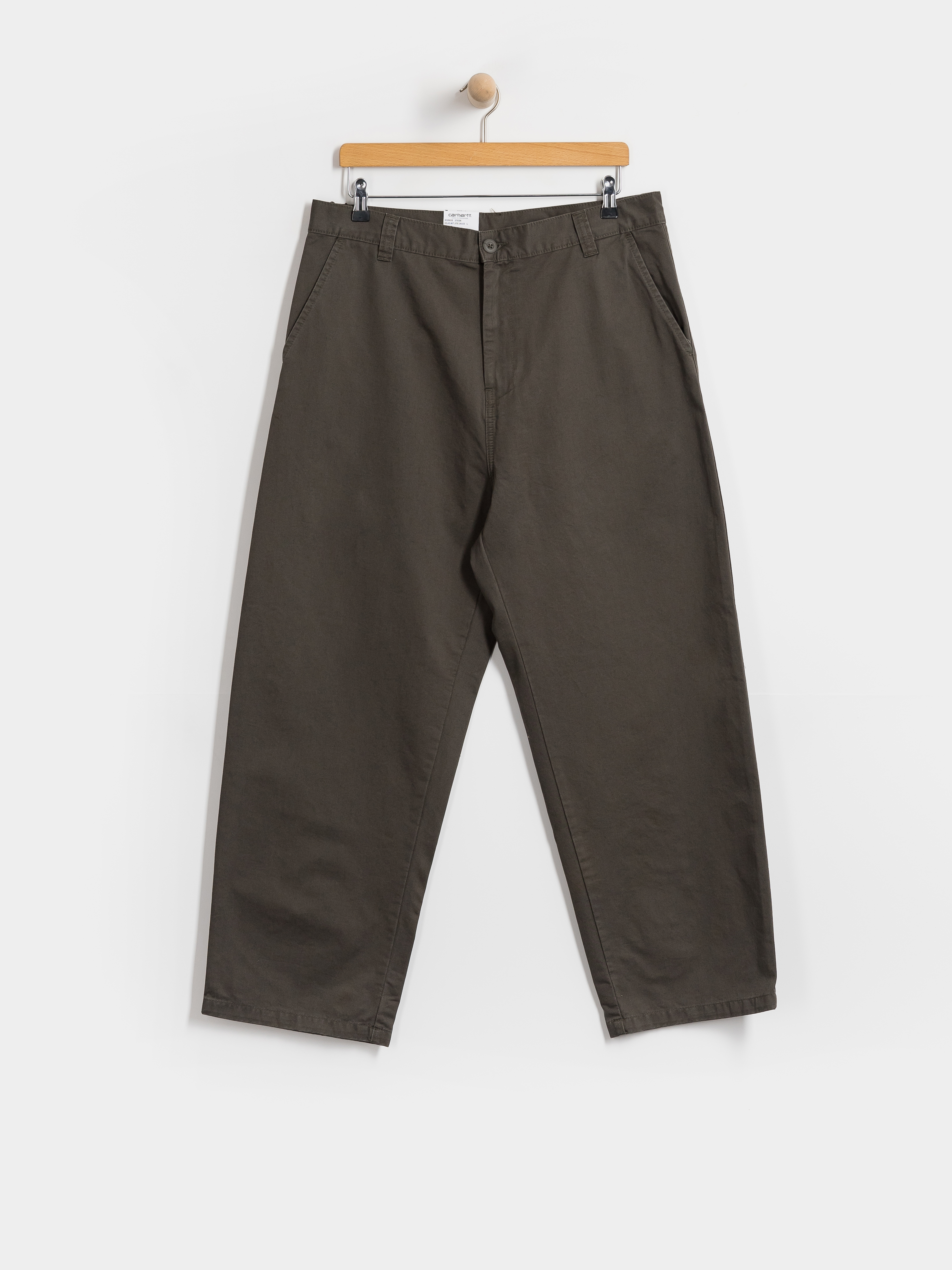 Nohavice Carhartt WIP Brady (shungite/stone washed)