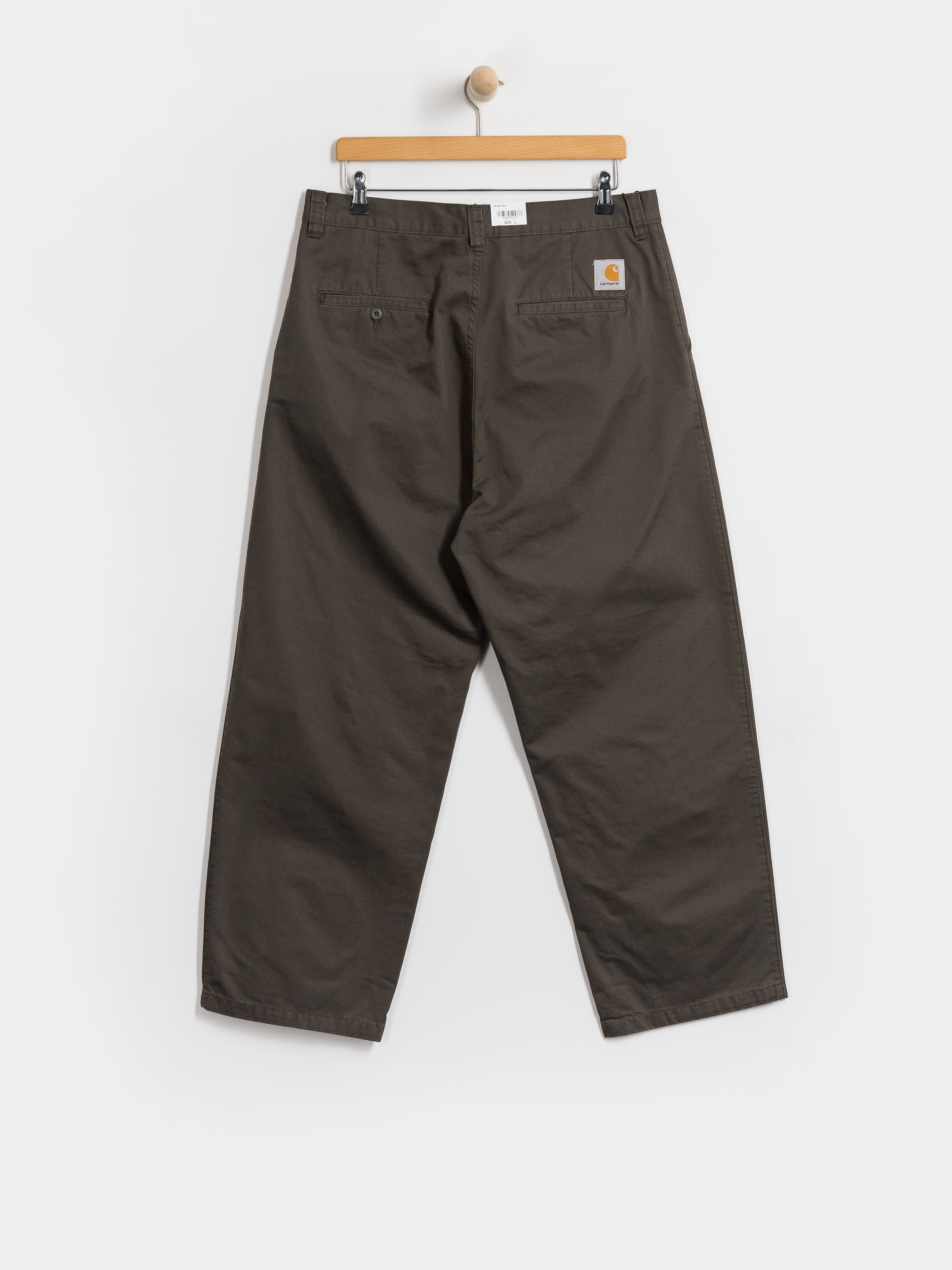Nohavice Carhartt WIP Brady (shungite/stone washed)