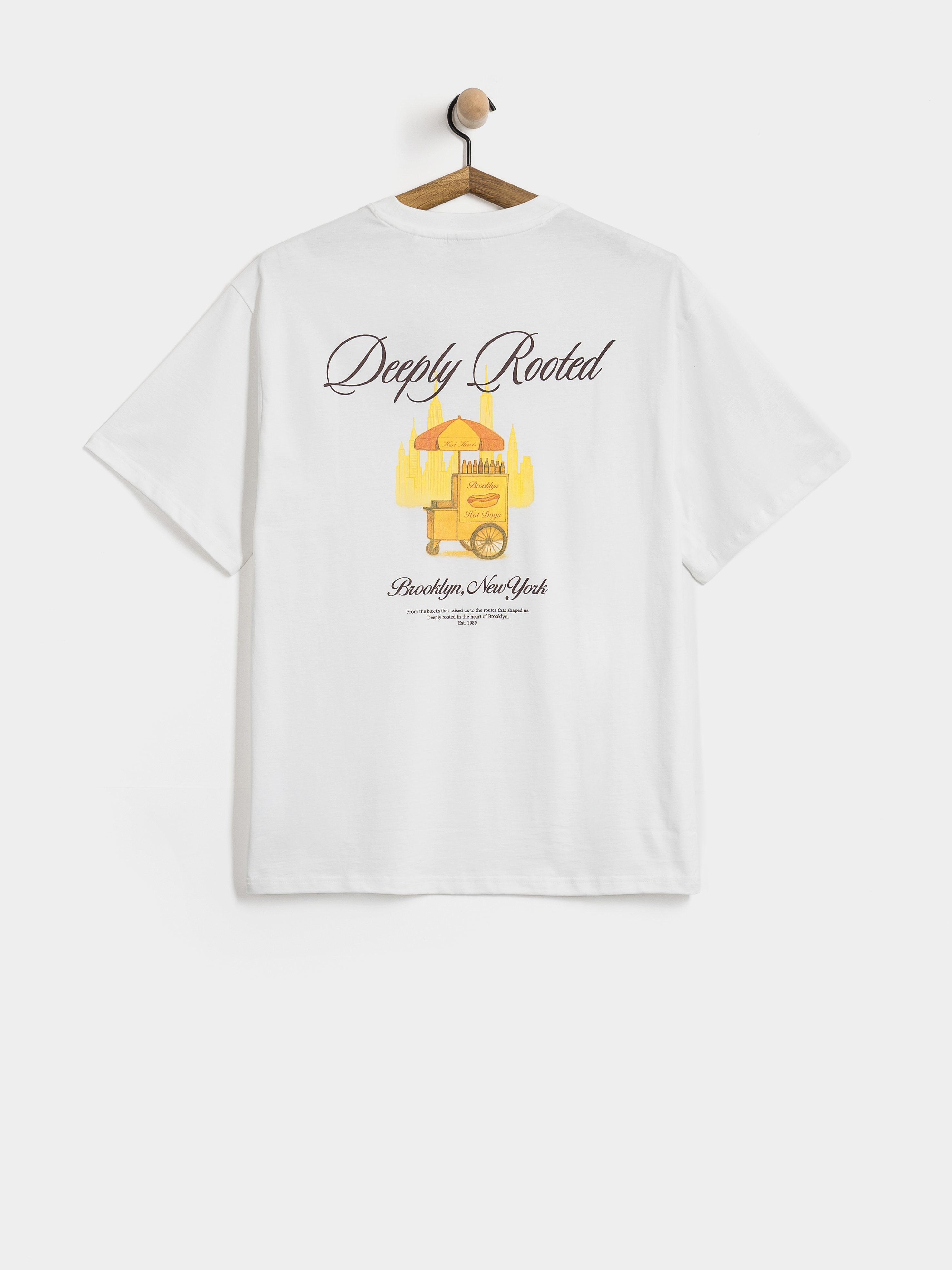 Tričko Karl Kani Signature Hot Dog Oversized (white)
