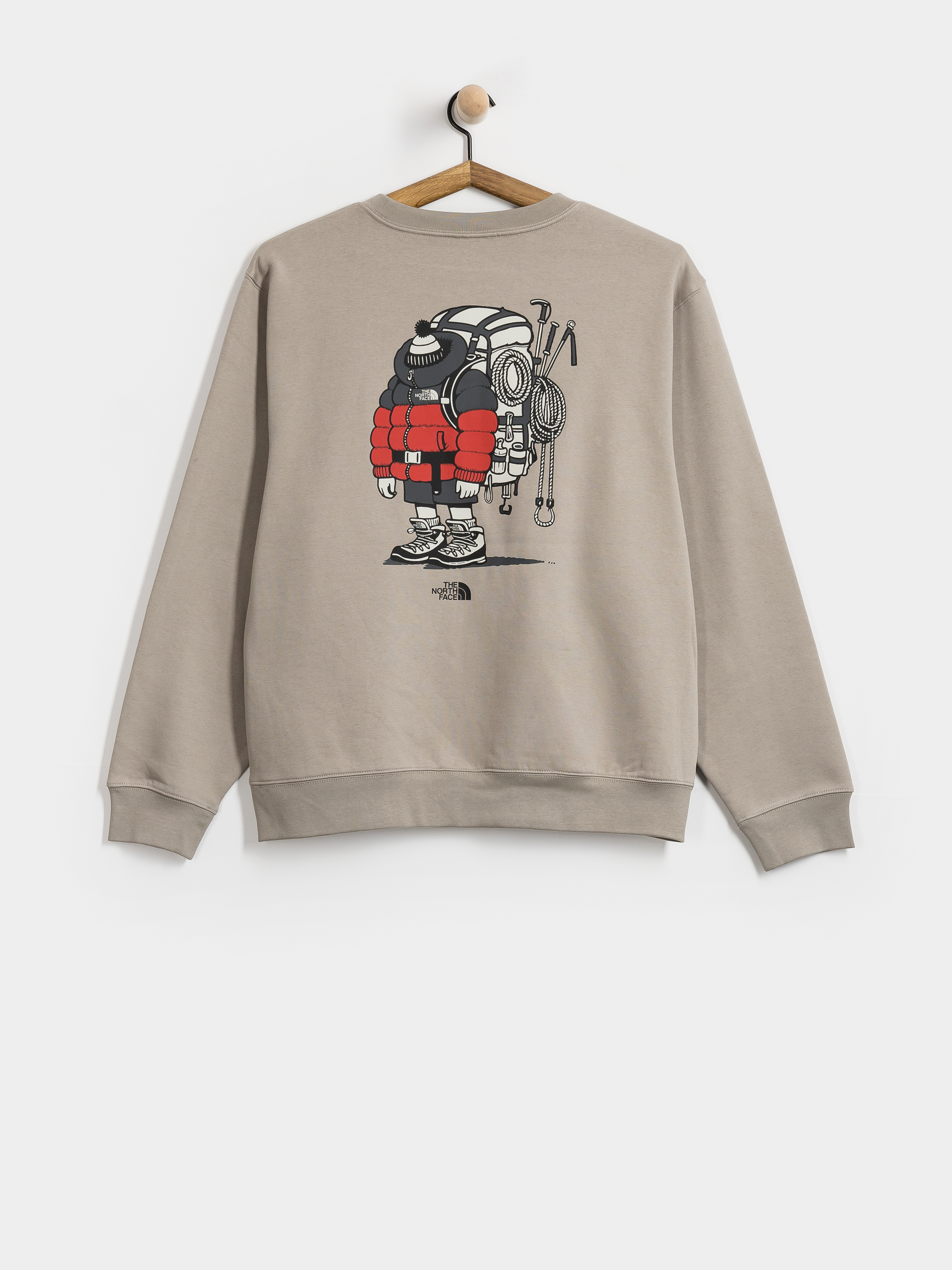 Mikina The North Face Gear Up Get Out Relaxed (stone slab)
