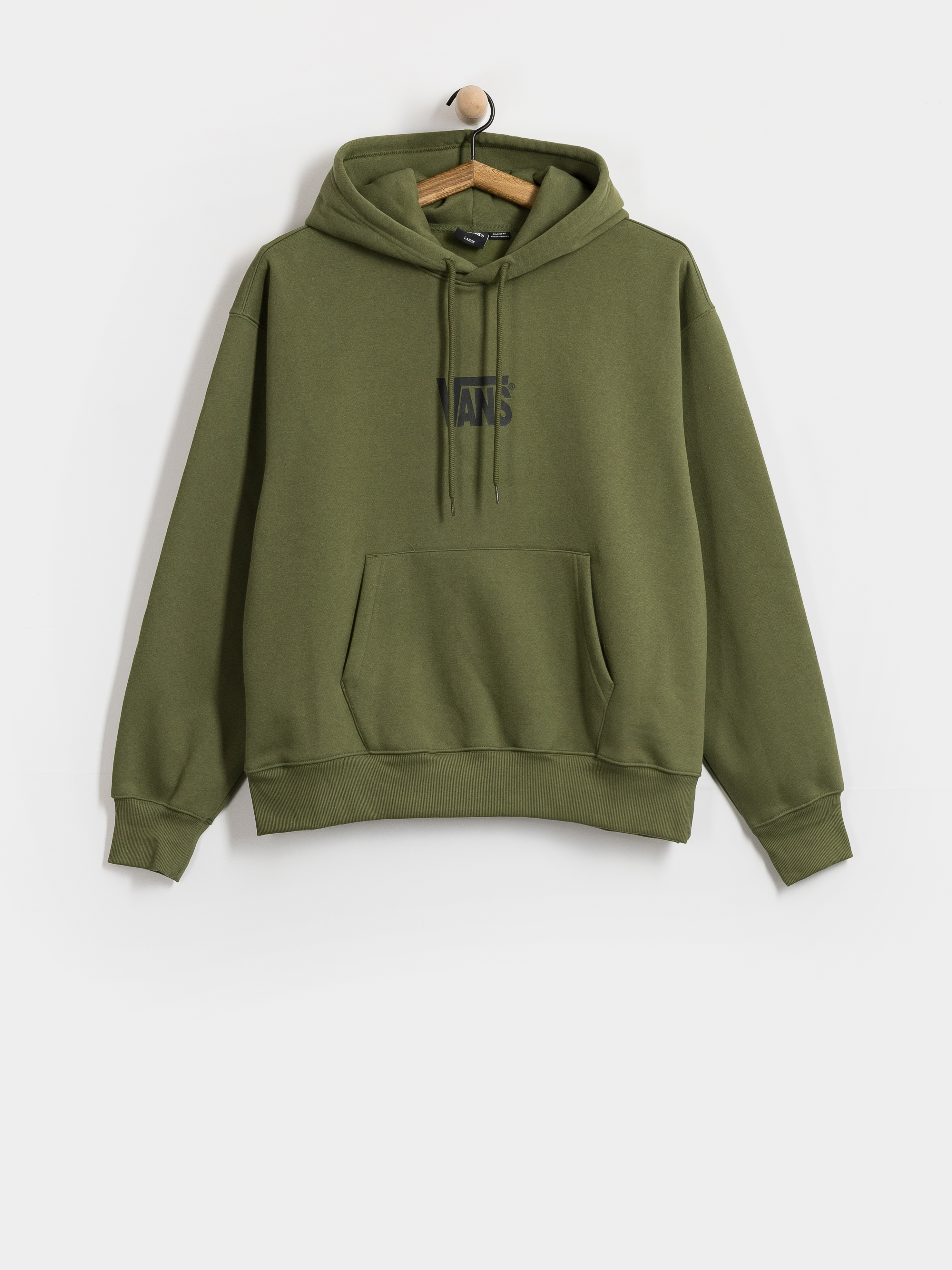 Mikina s kapucňou Vans Stretch Logo HD (green balsam)
