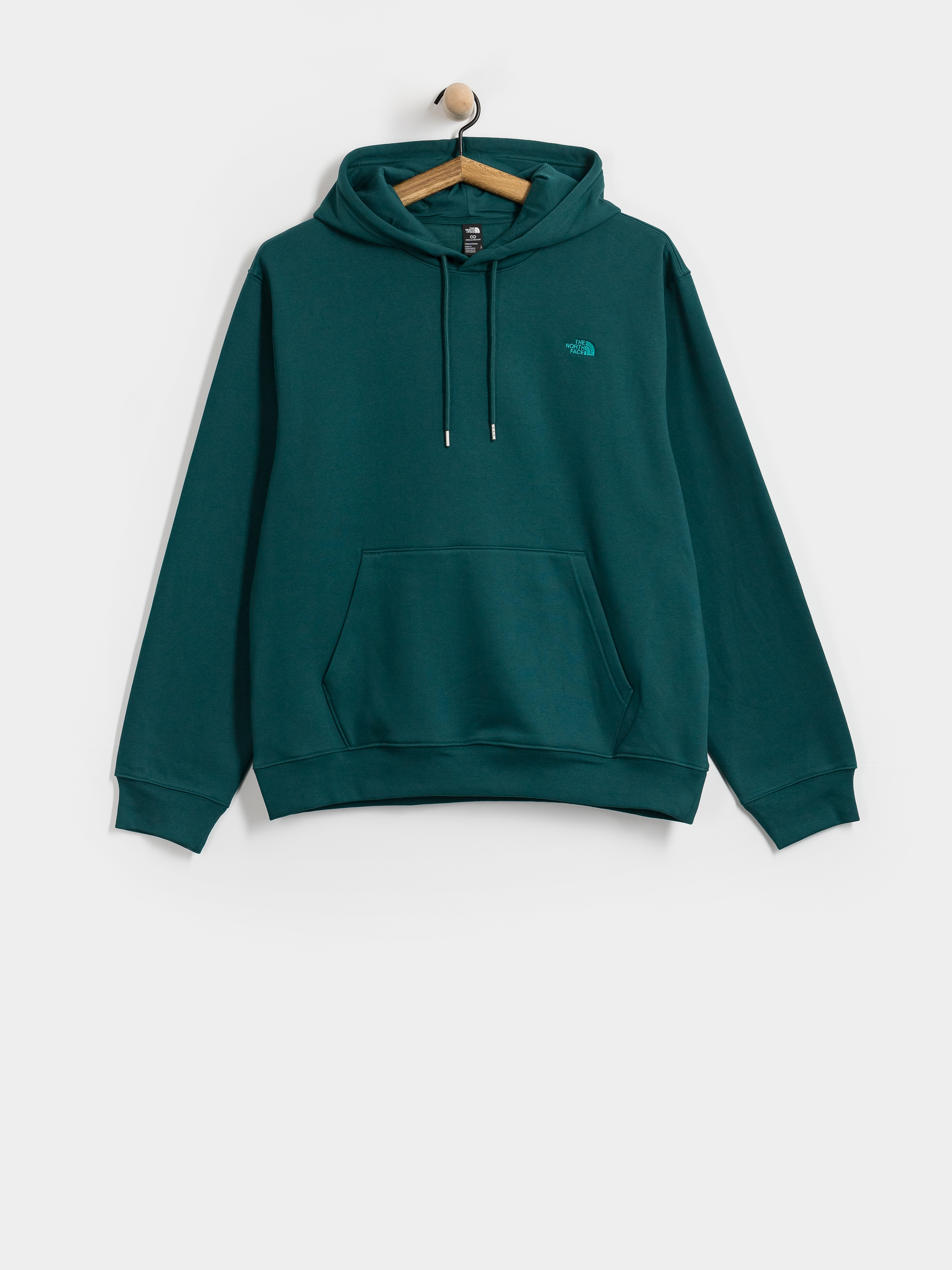 Mikina s kapucu0148ou The North Face Essential Simple Dome Relaxed HD (pacific teal)