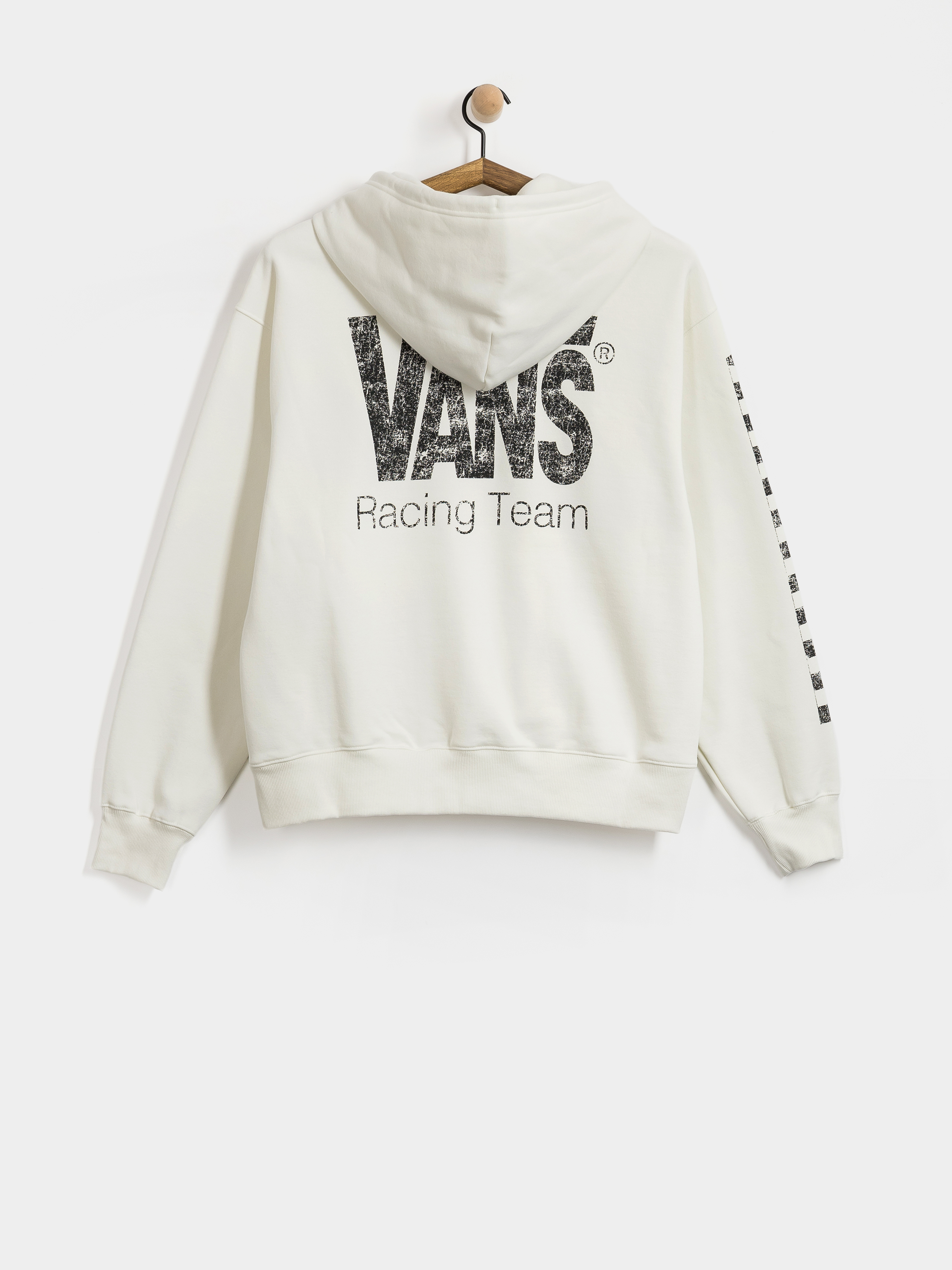 Mikina s kapucňou Vans Racing ZHD (marshmallow)