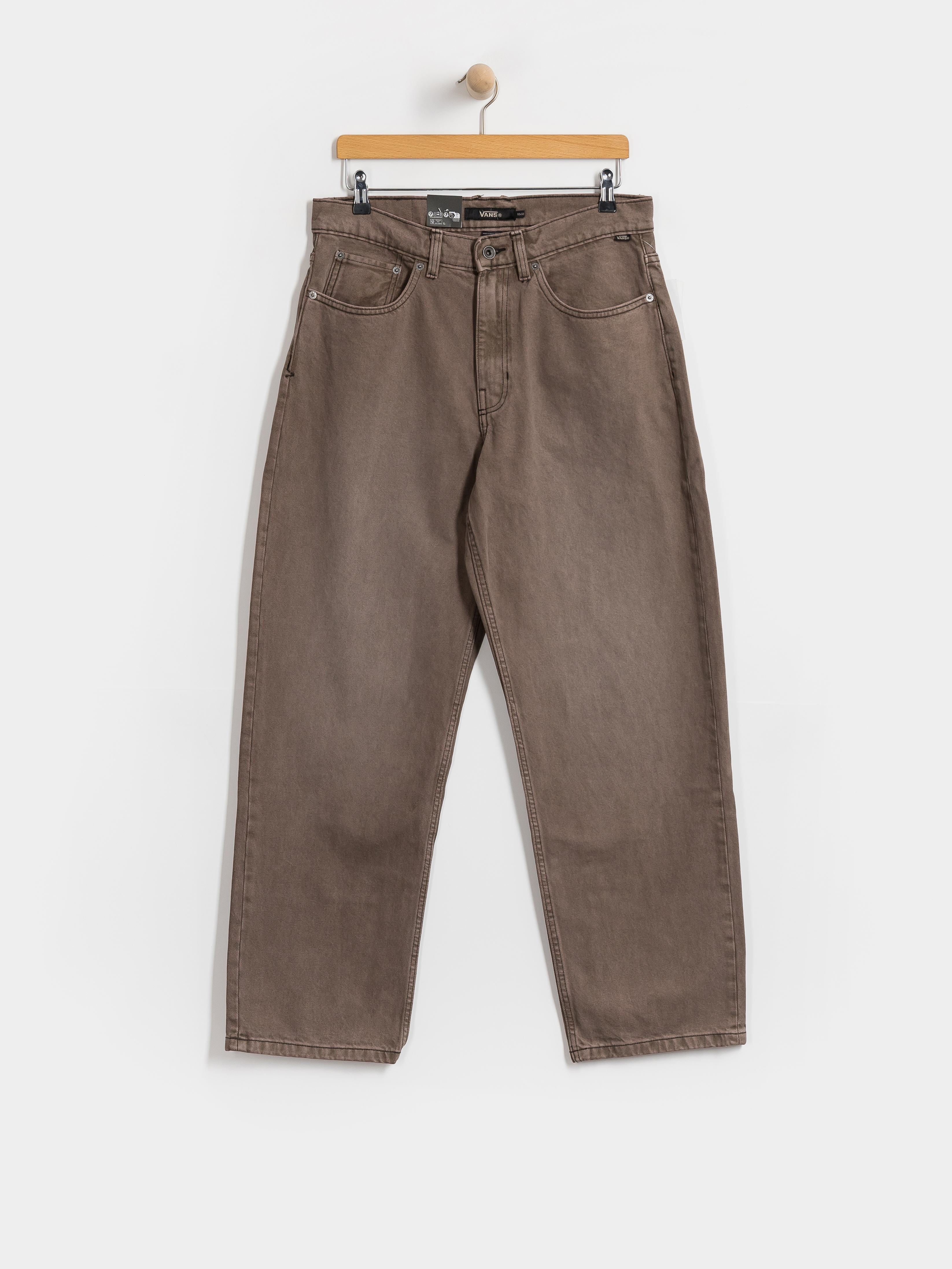 Nohavice Vans Check 5 Loose Denim (walnut)