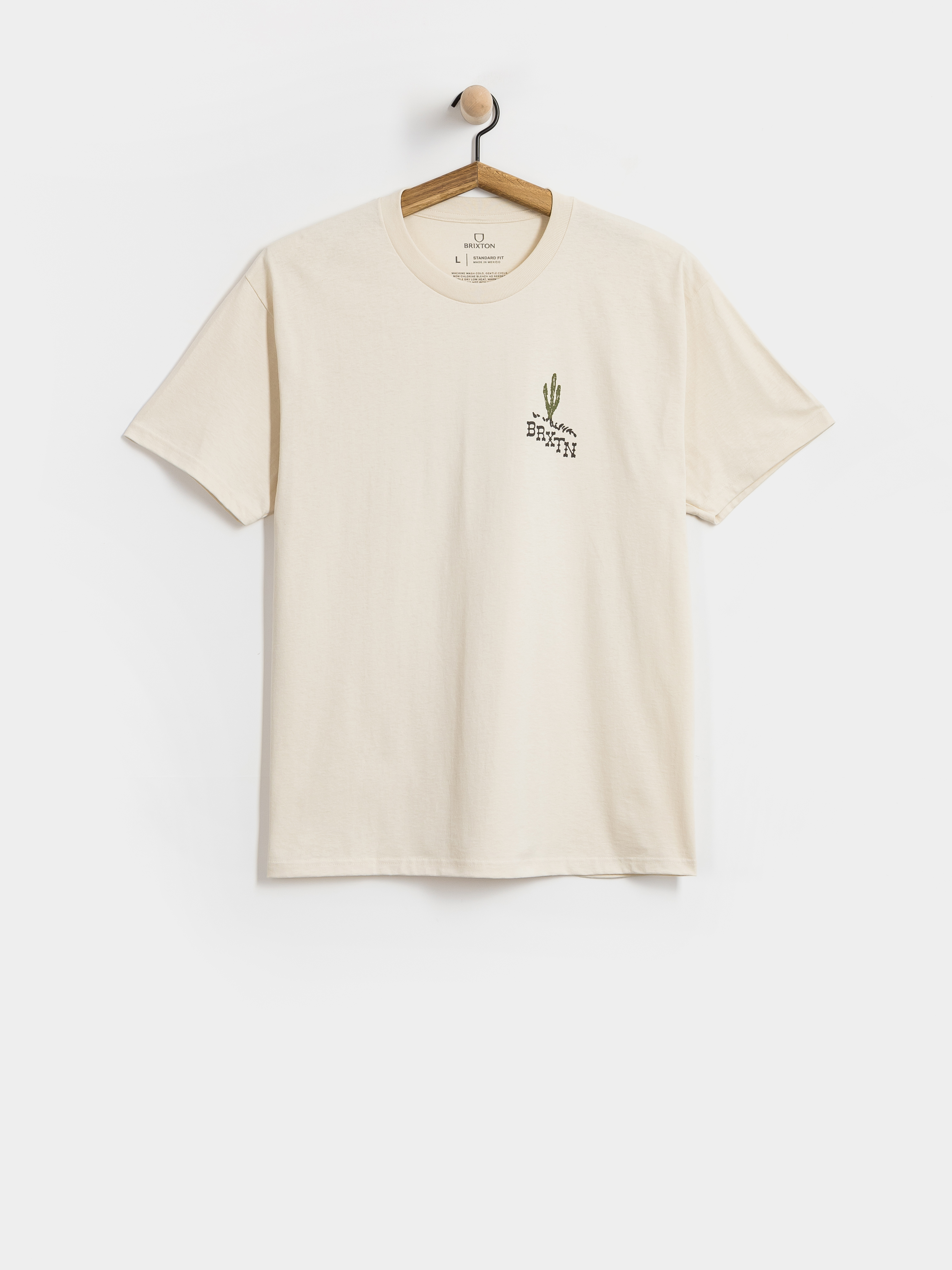 Tričko Brixton Keslo Stnd (cream)