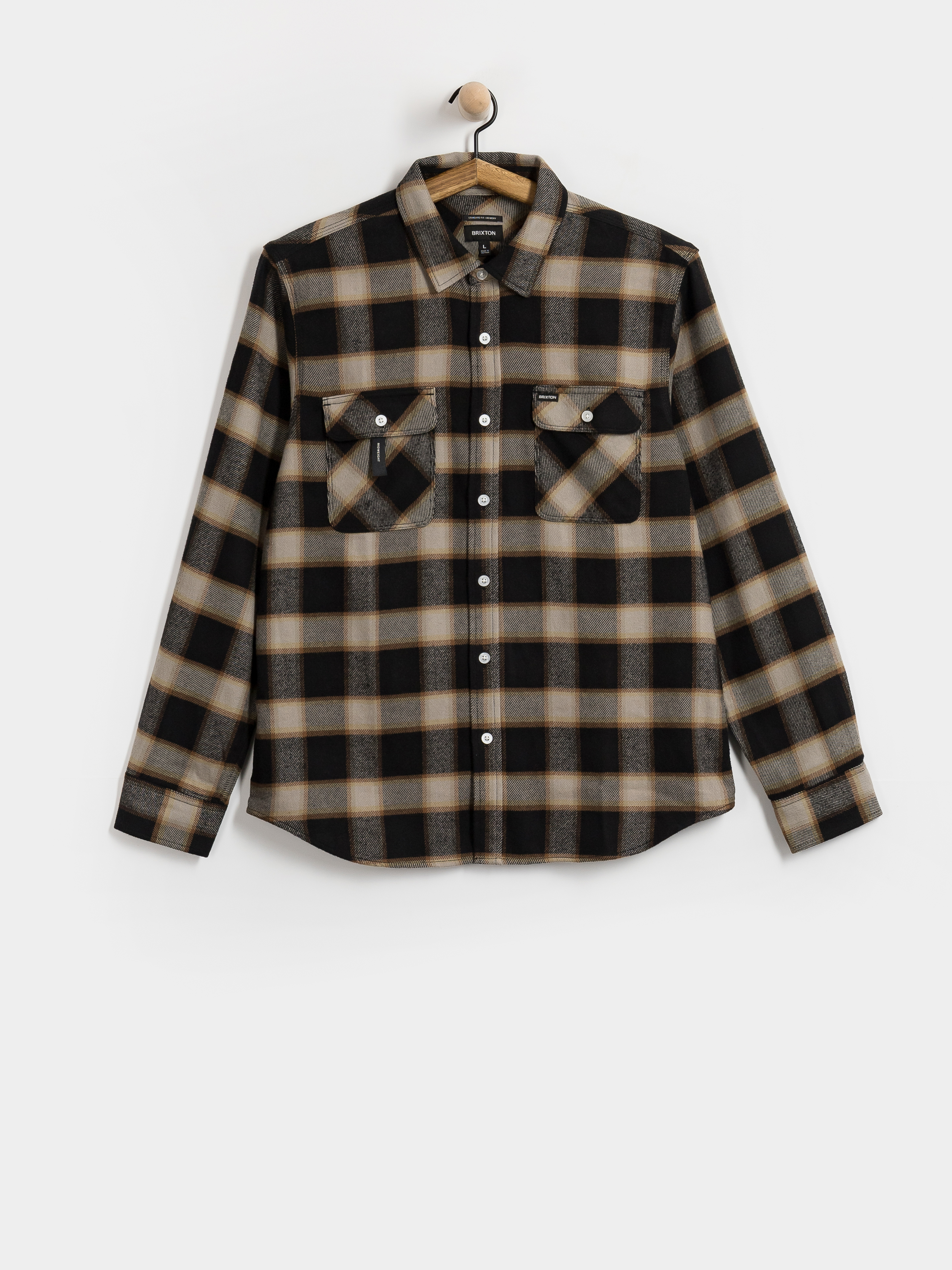 Kou0161eu013ea Brixton Bowery Flannel (black/cream)