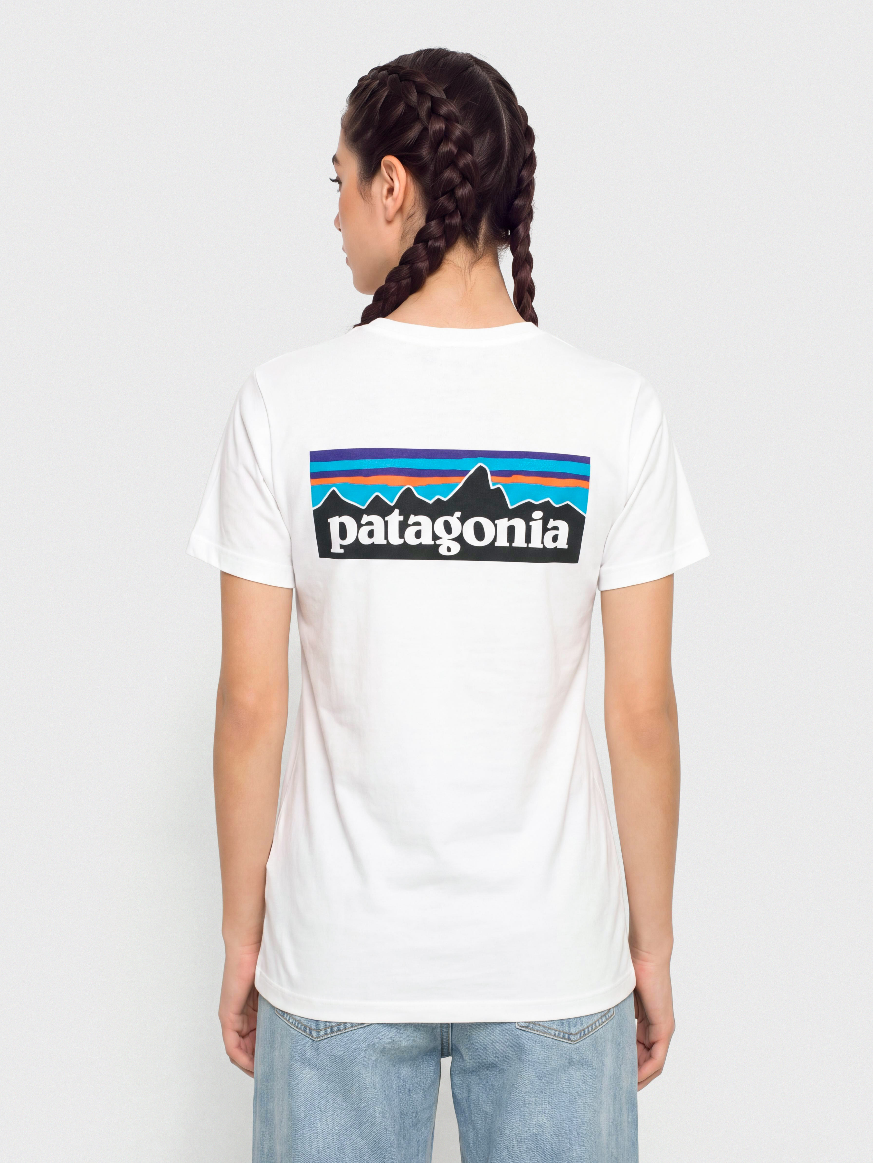 Triu010dko Patagonia P 6 Logo Responsibili Wmn (fiber white)