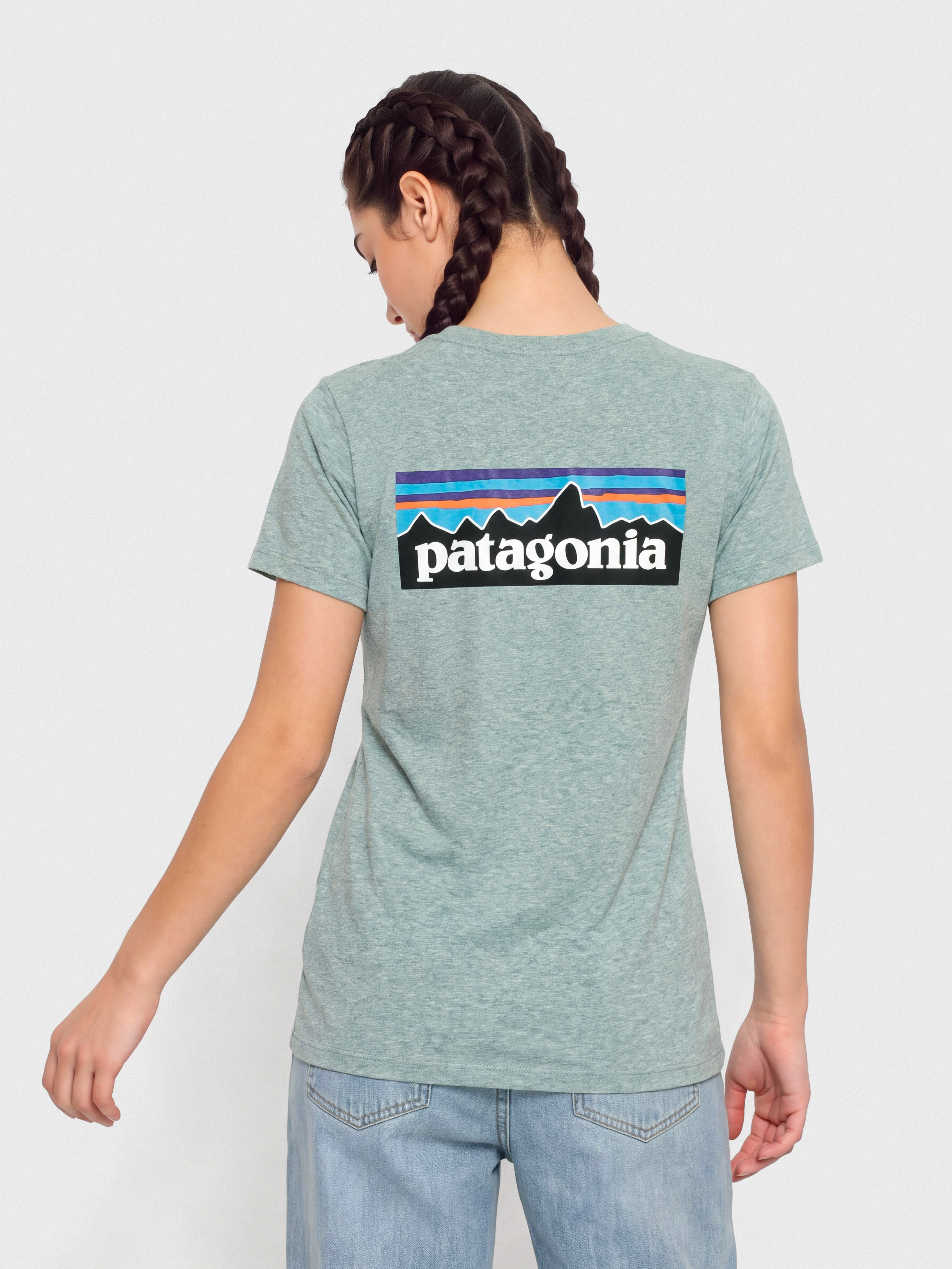 Triu010dko Patagonia P 6 Logo Responsibili Wmn (blue sage)