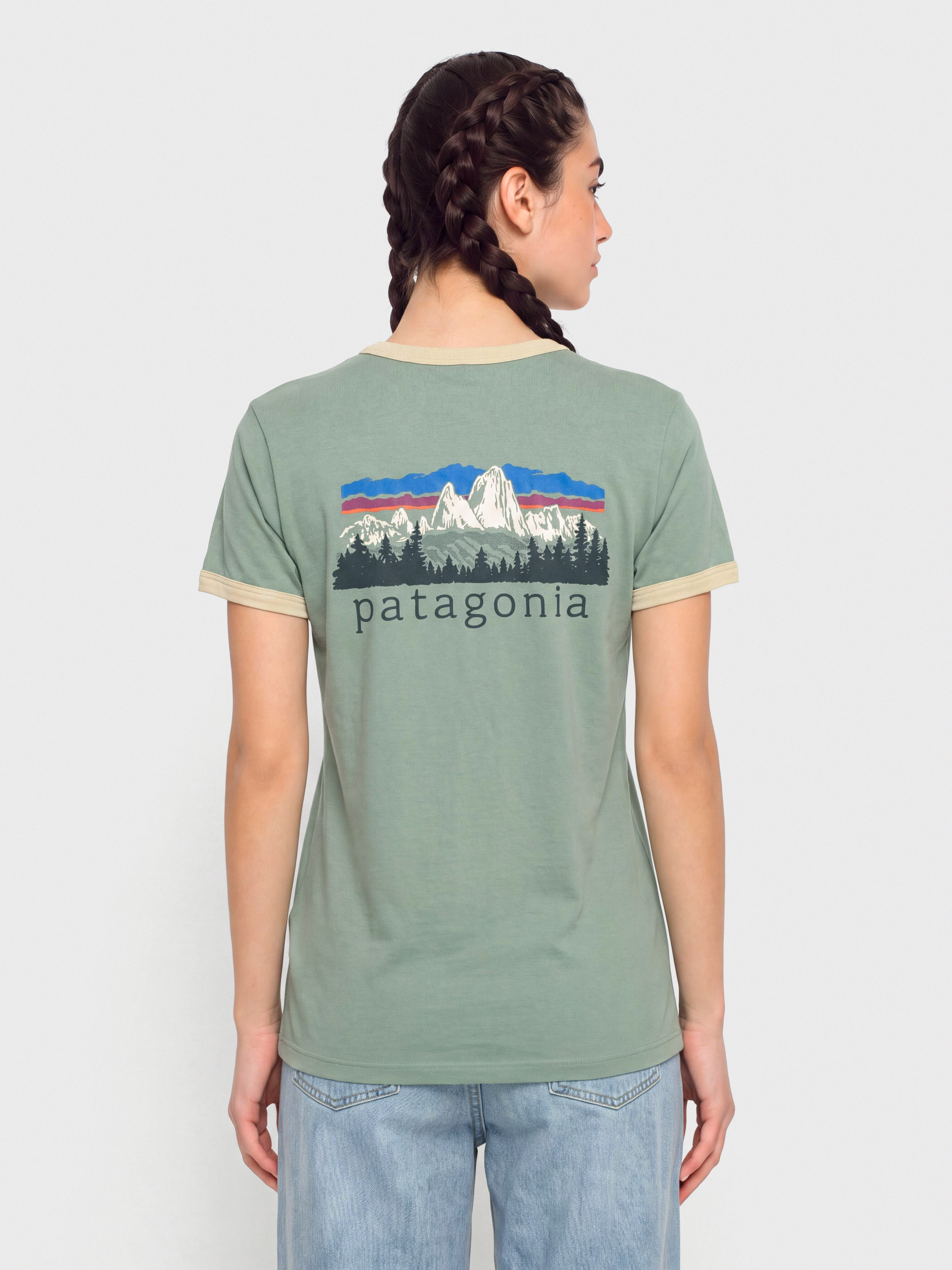 Triu010dko Patagonia Fitz Roy Foothills Ringer Wmn (cover green)