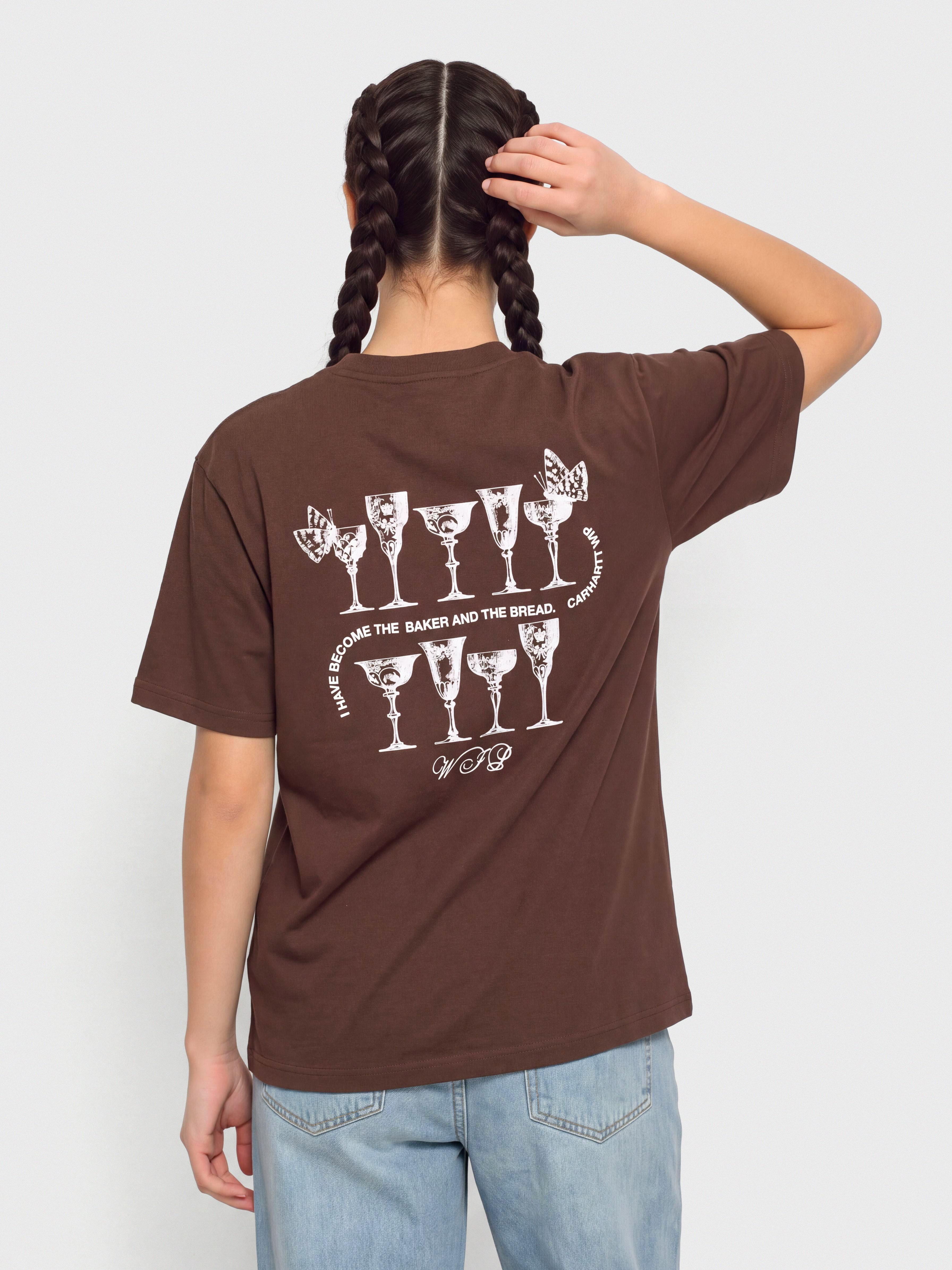 Tričko Carhartt WIP Silver Cups Wmn (amarone)