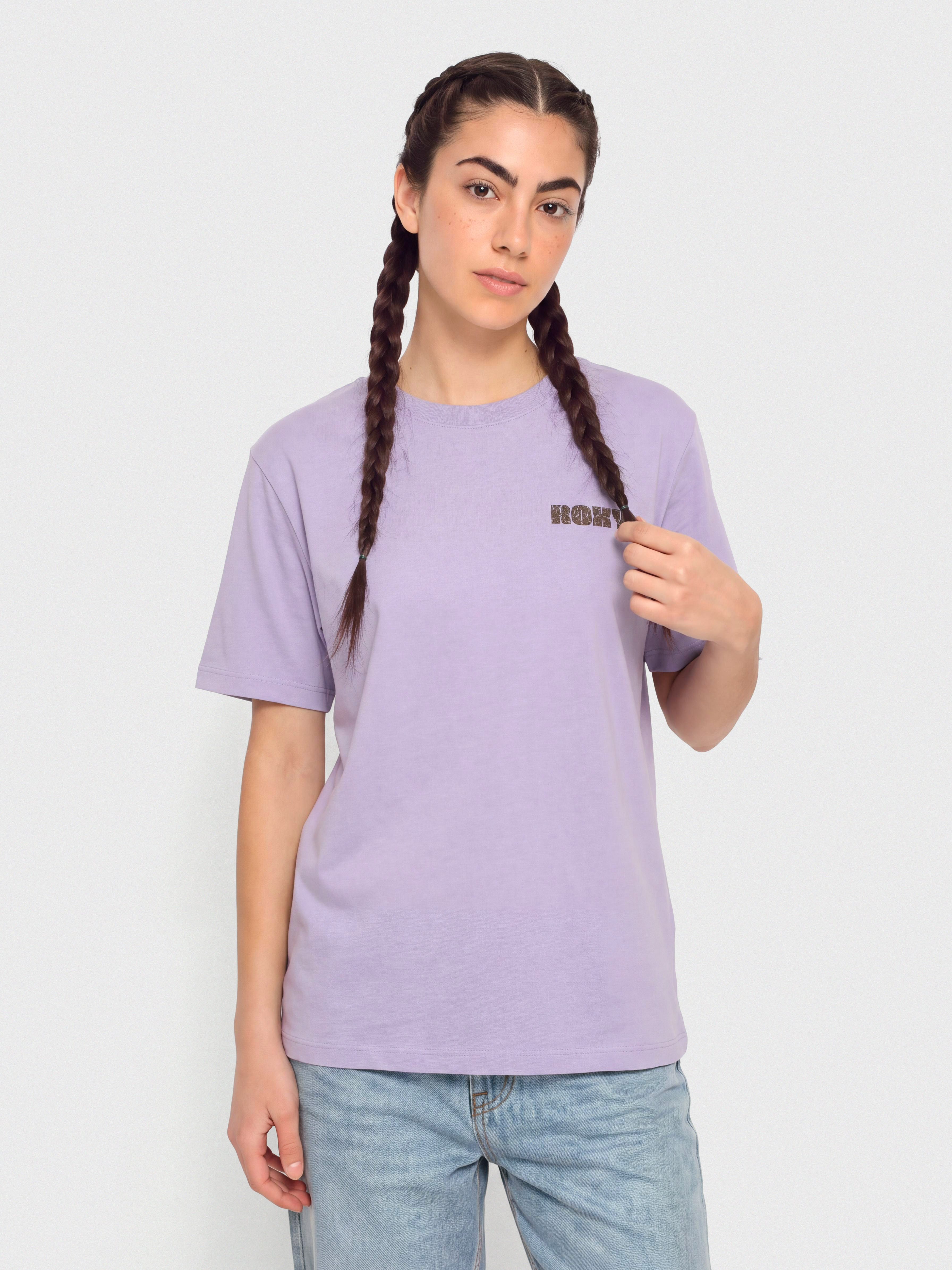 Tričko Roxy Oceanregular Poster Wmn (viola)