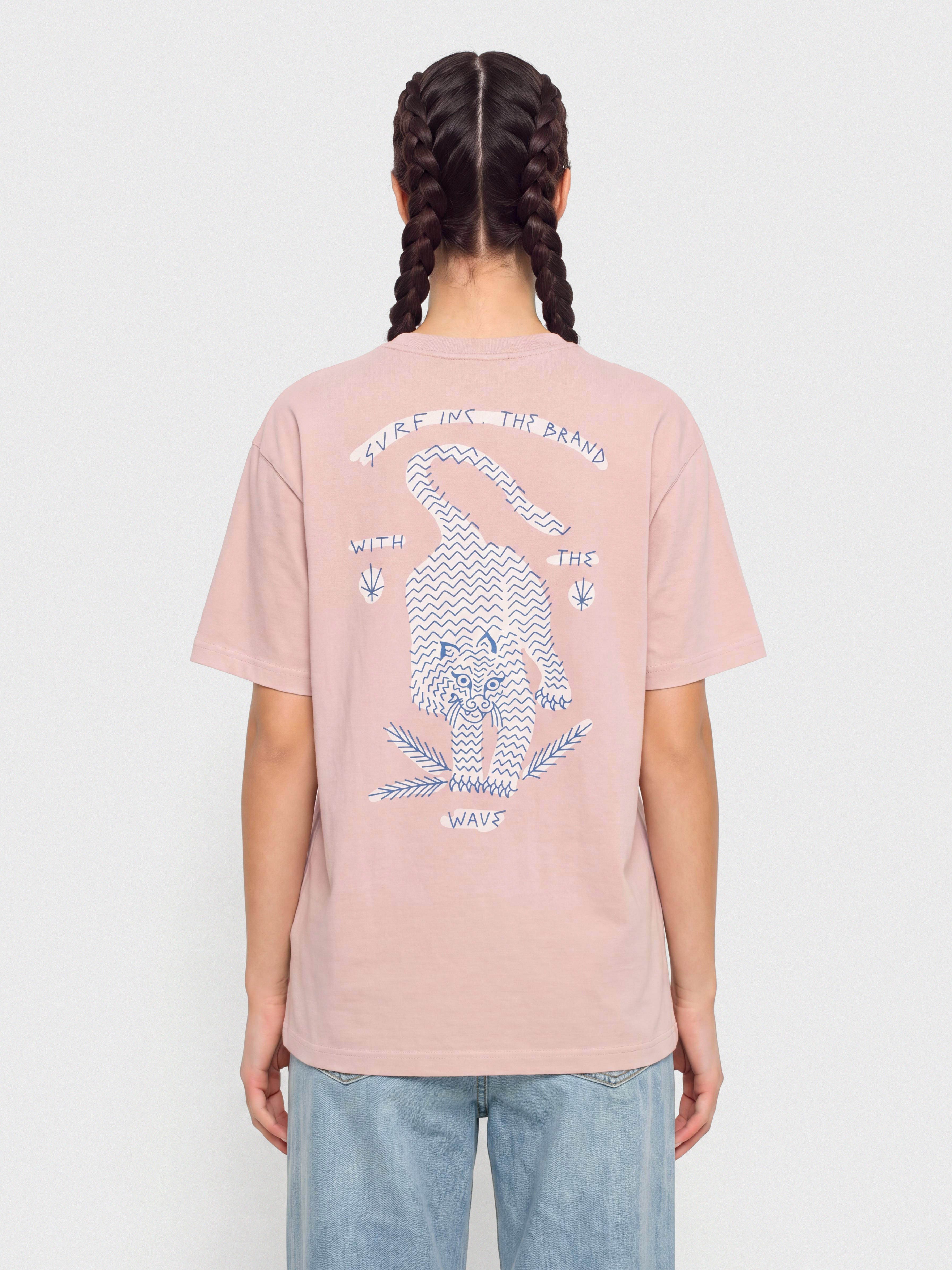 Tričko Surf Inc Wave Tiger (pink kush)
