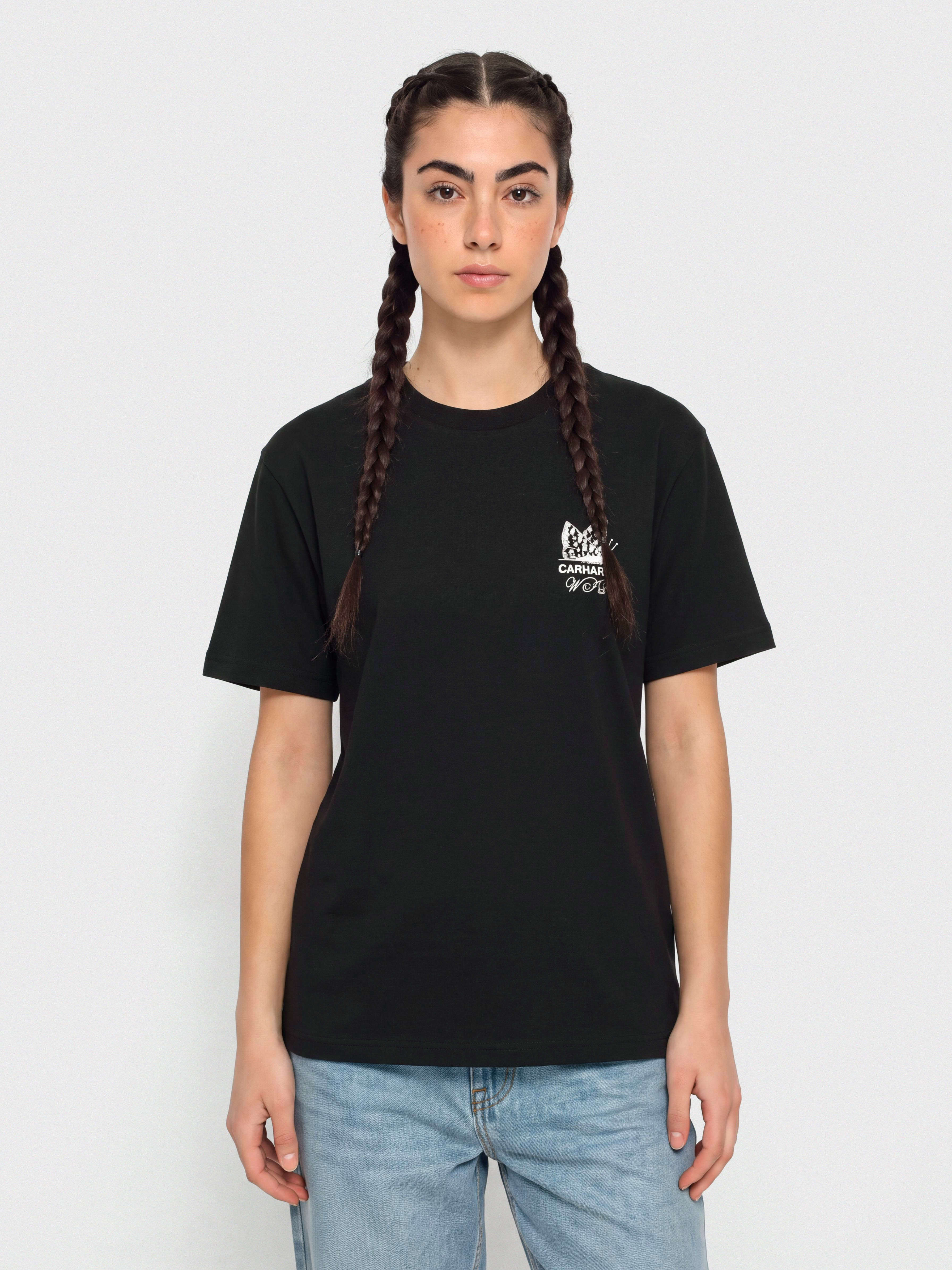 Tričko Carhartt WIP Silver Cups Wmn (black)