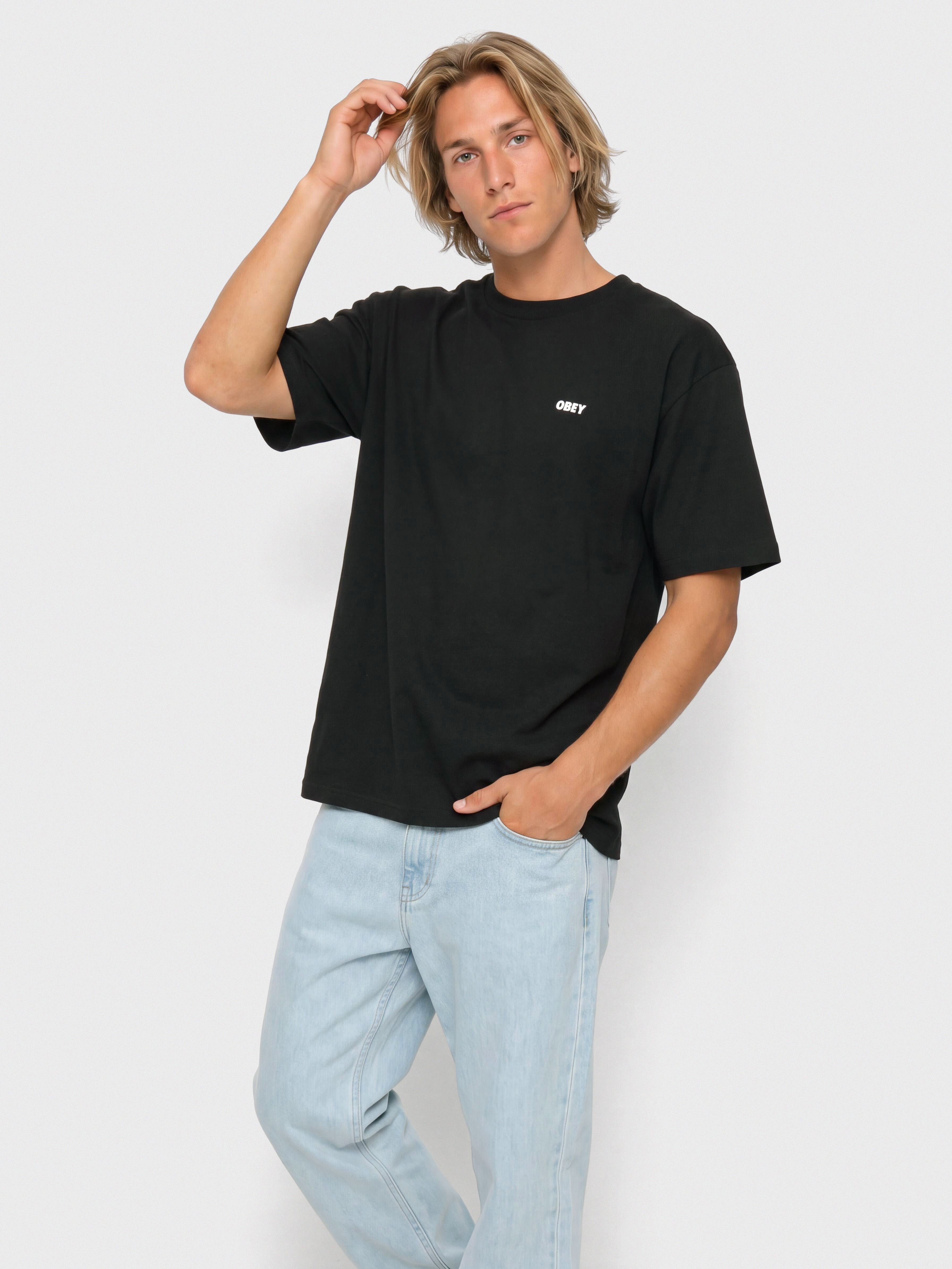 Tričko OBEY Razor (black)