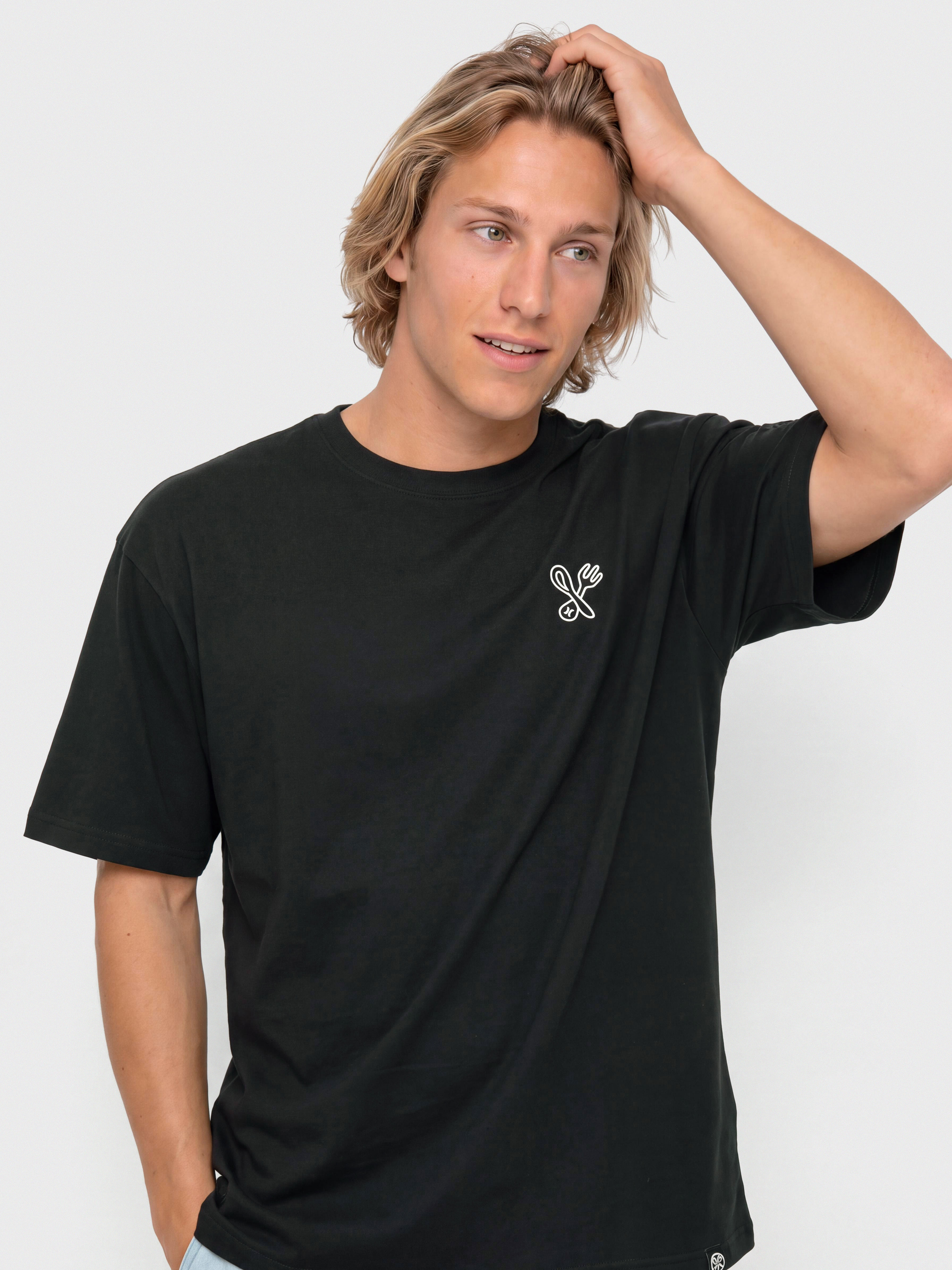 Tričko Hurley Pasta (black)