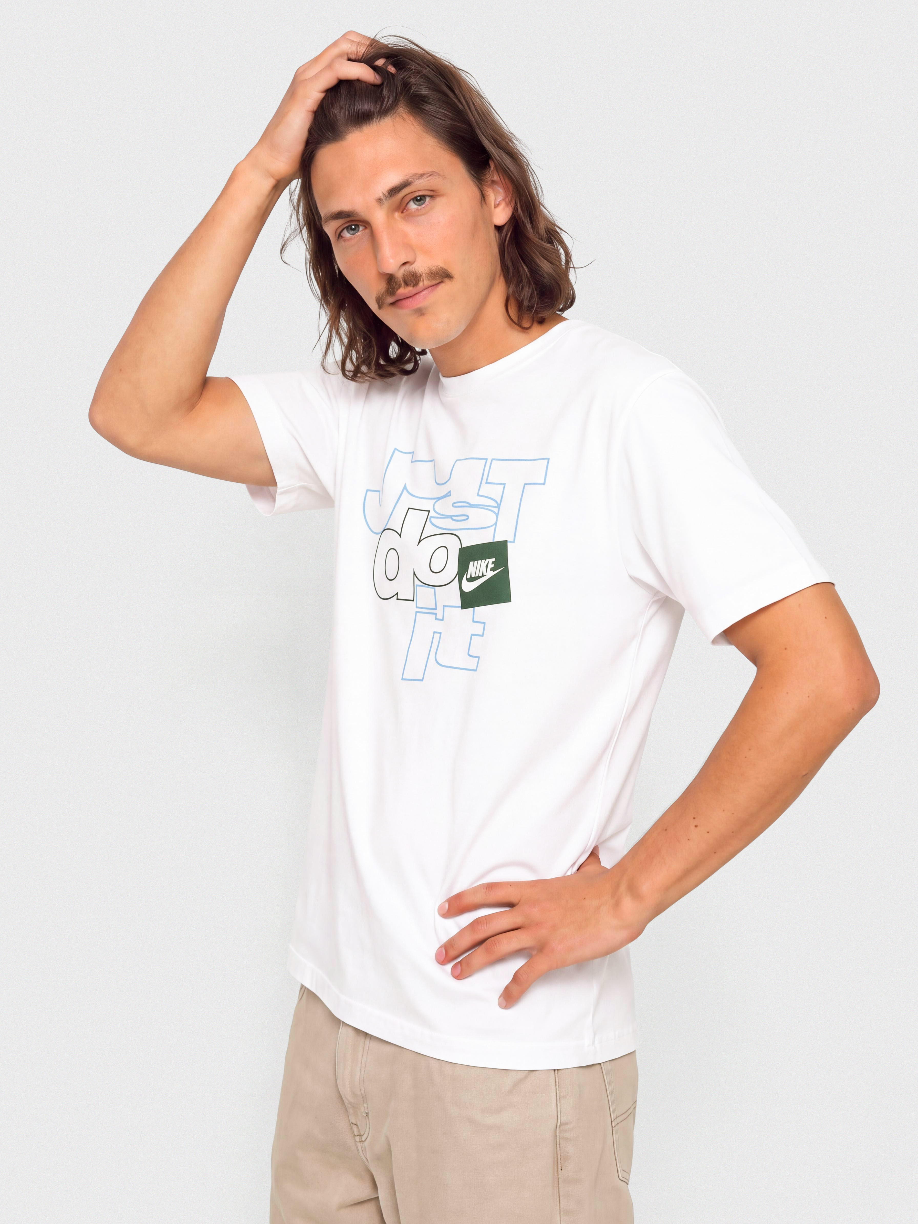 Tričko Nike SB Just Do It (white)