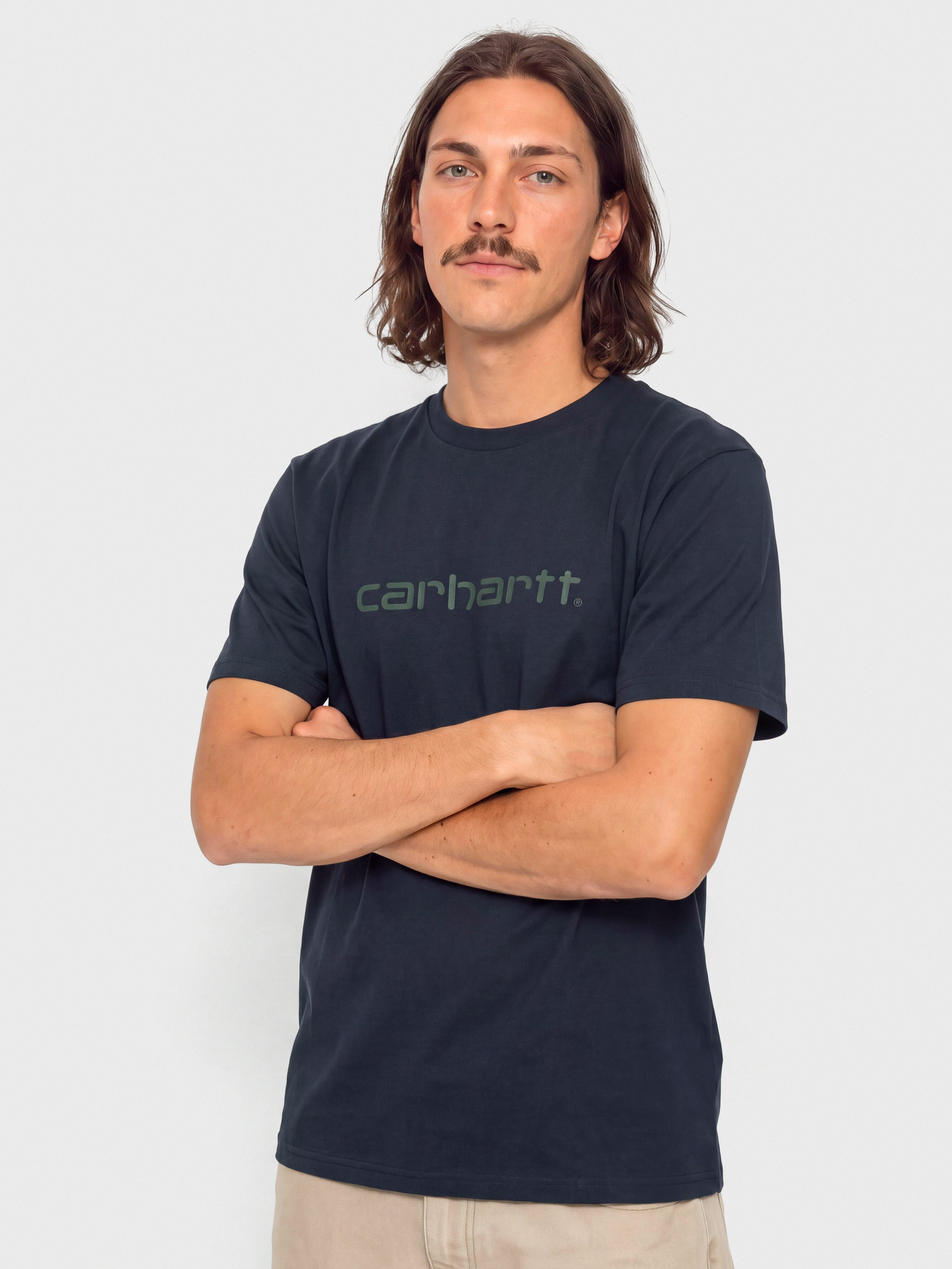 Triu010dko Carhartt WIP Script (dark navy/dark scarab)