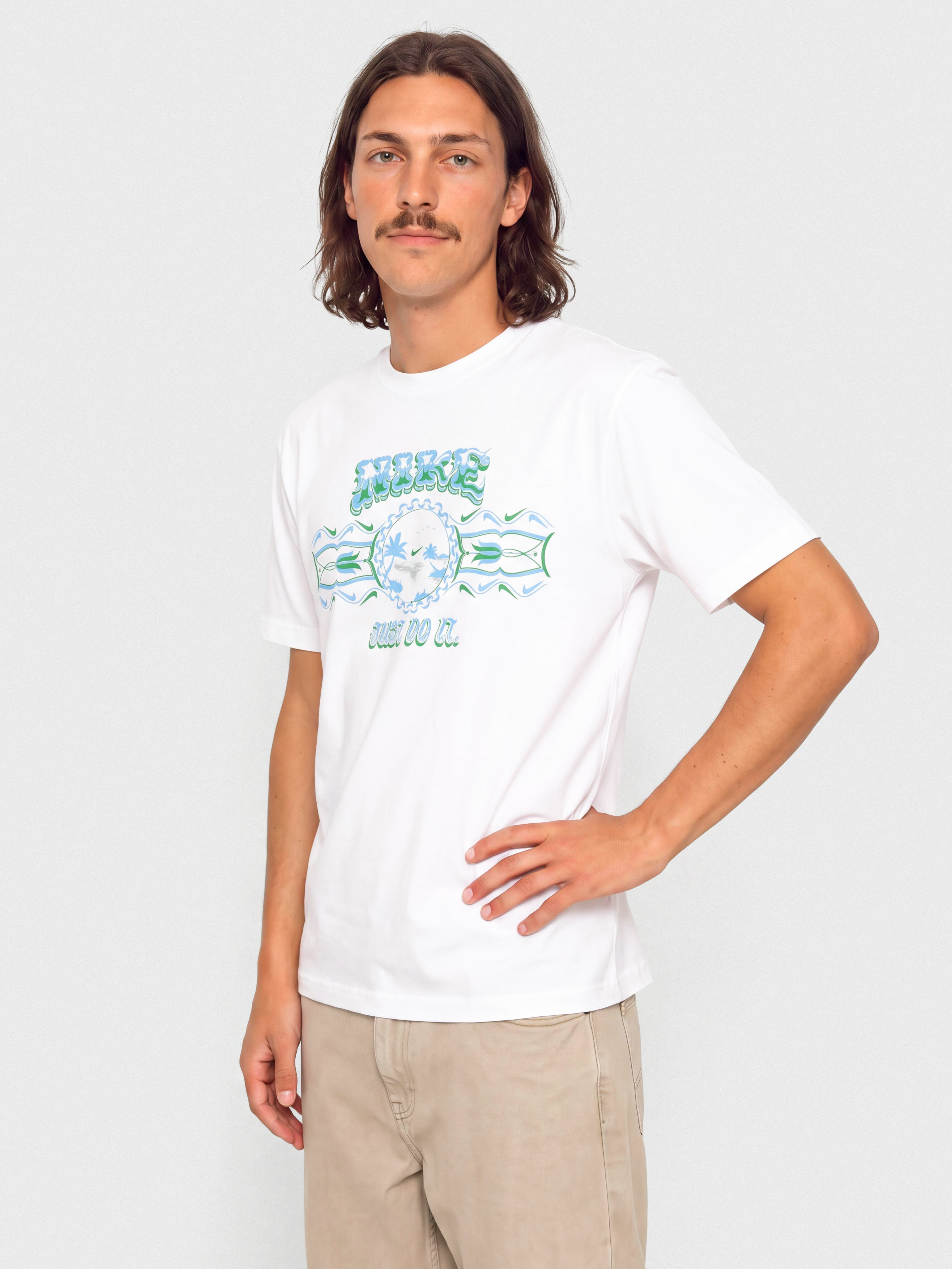 Tričko Nike SB Palms (white)