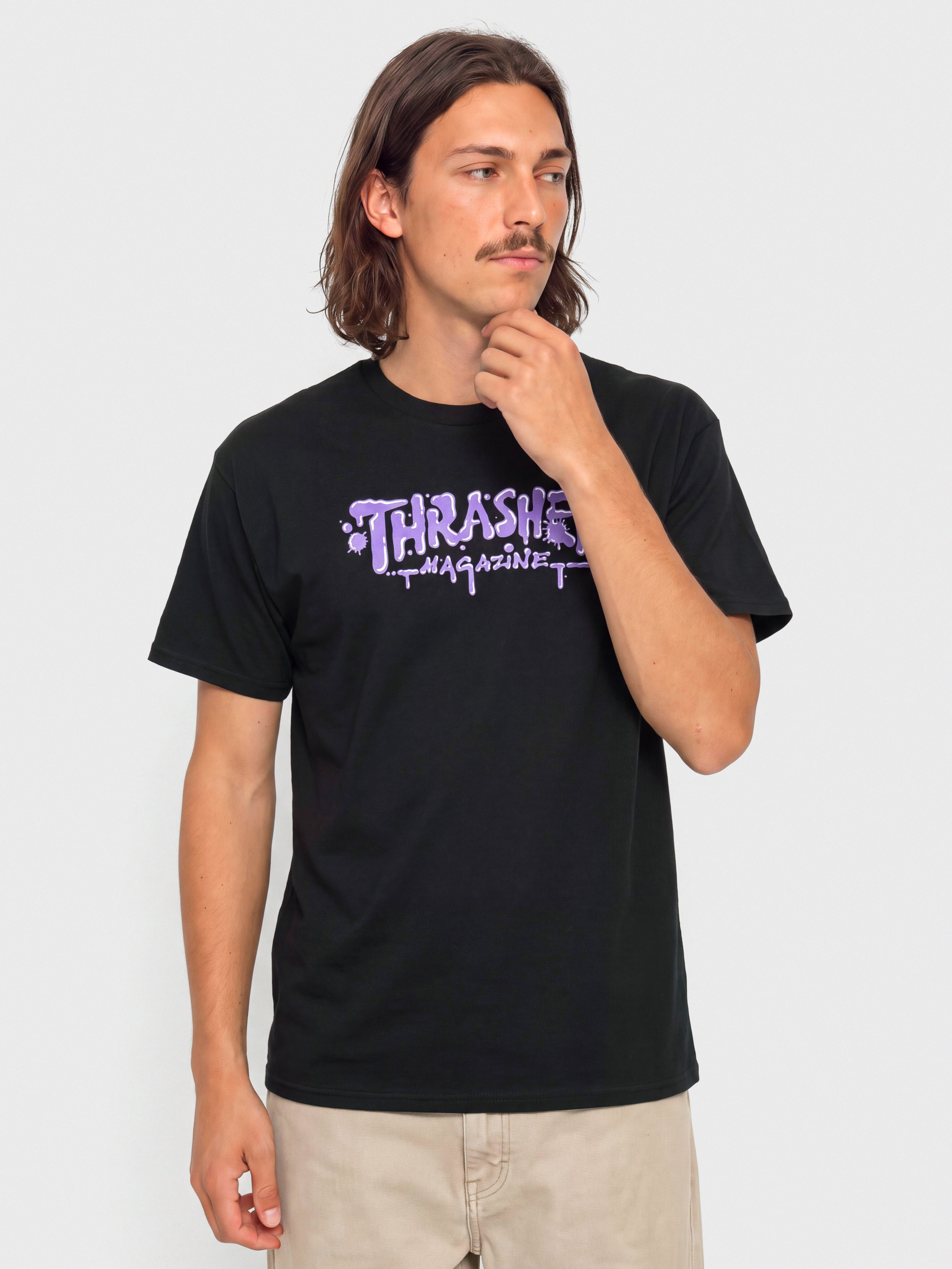 Tričko Thrasher Wet (paint black)