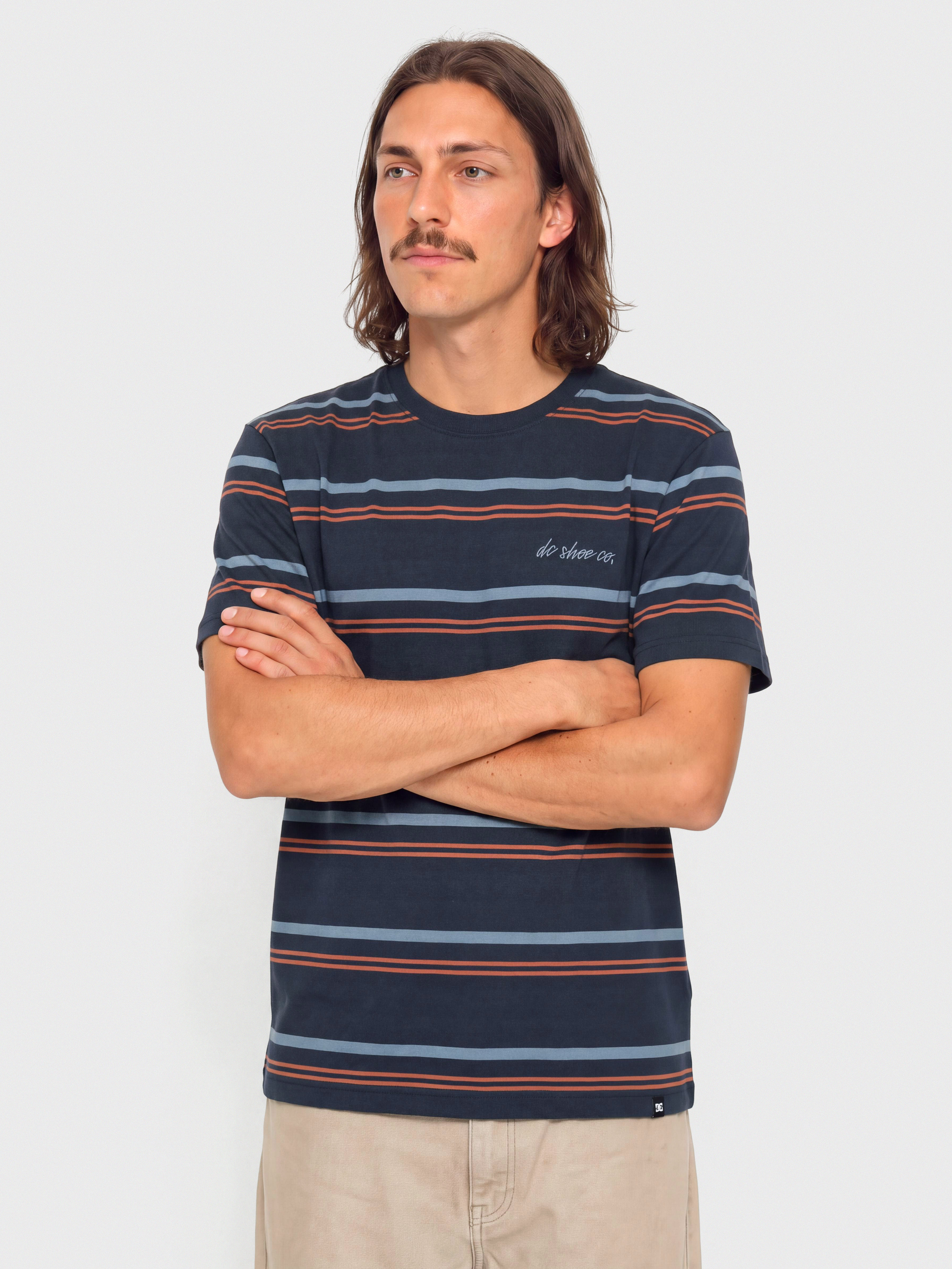 Tričko DC Sheriff Stripe (black iris)
