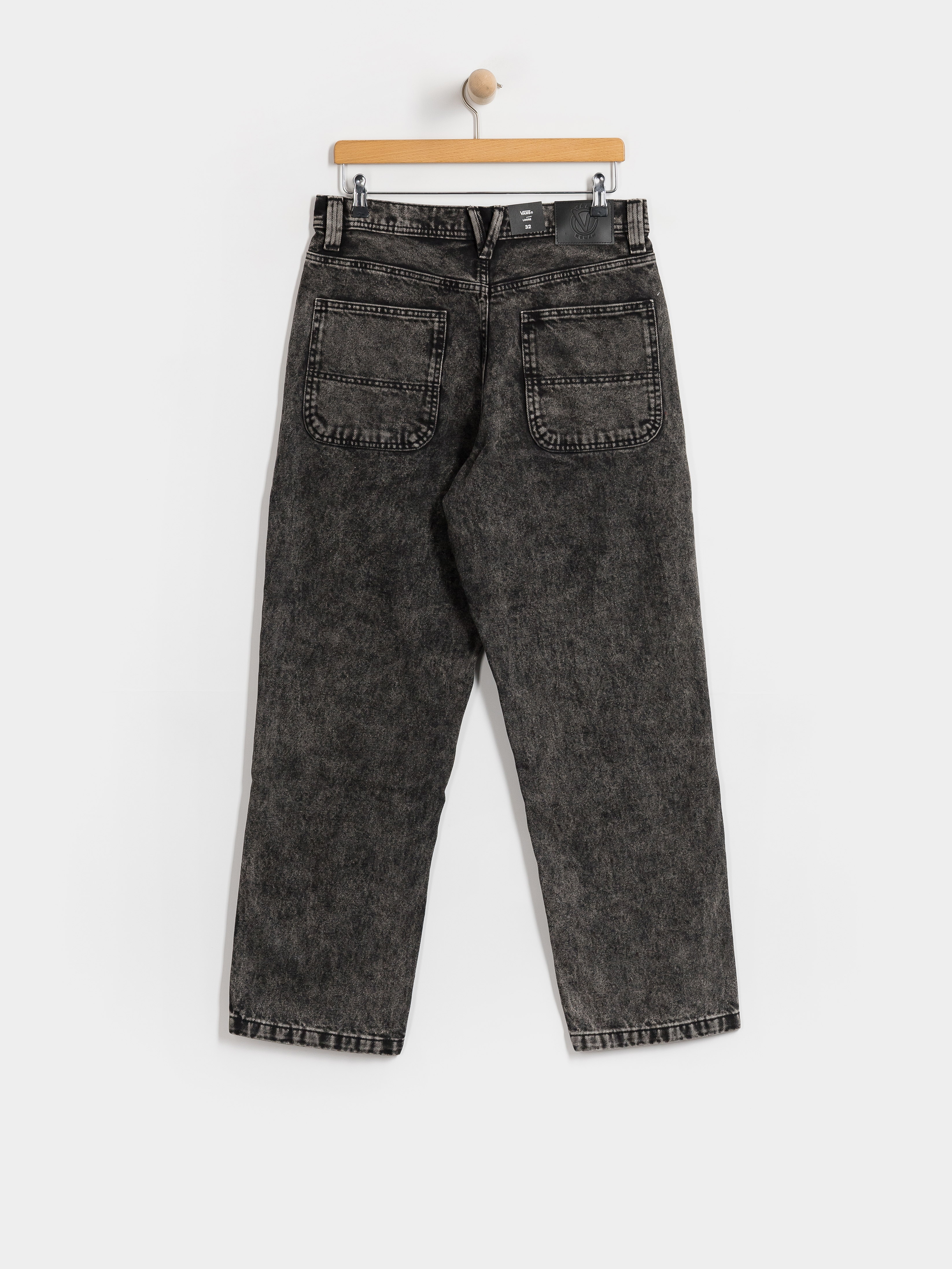 Nohavice Vans X Rowan Double Knee (stonewash black)