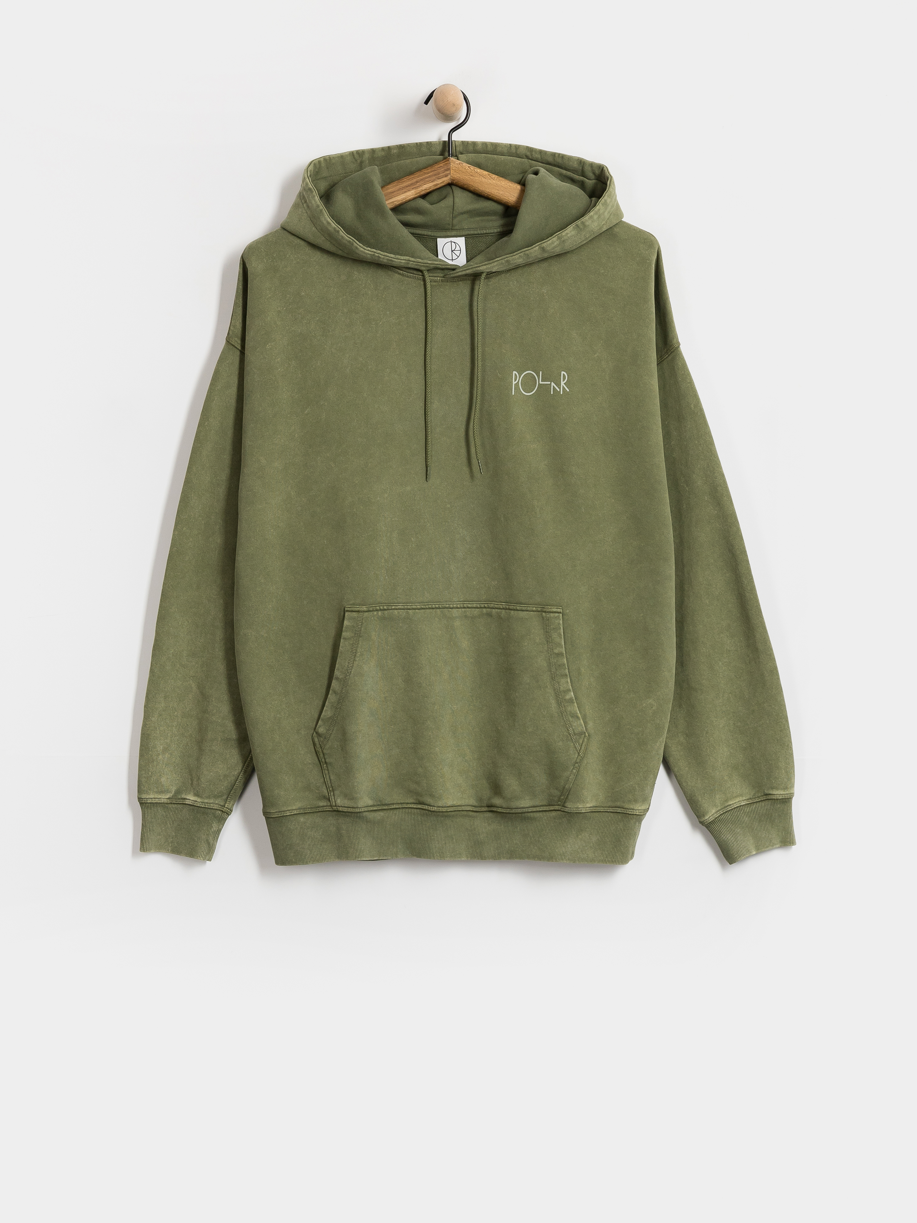 Mikina s kapucňou Polar Skate Fade Frank HD (army green)