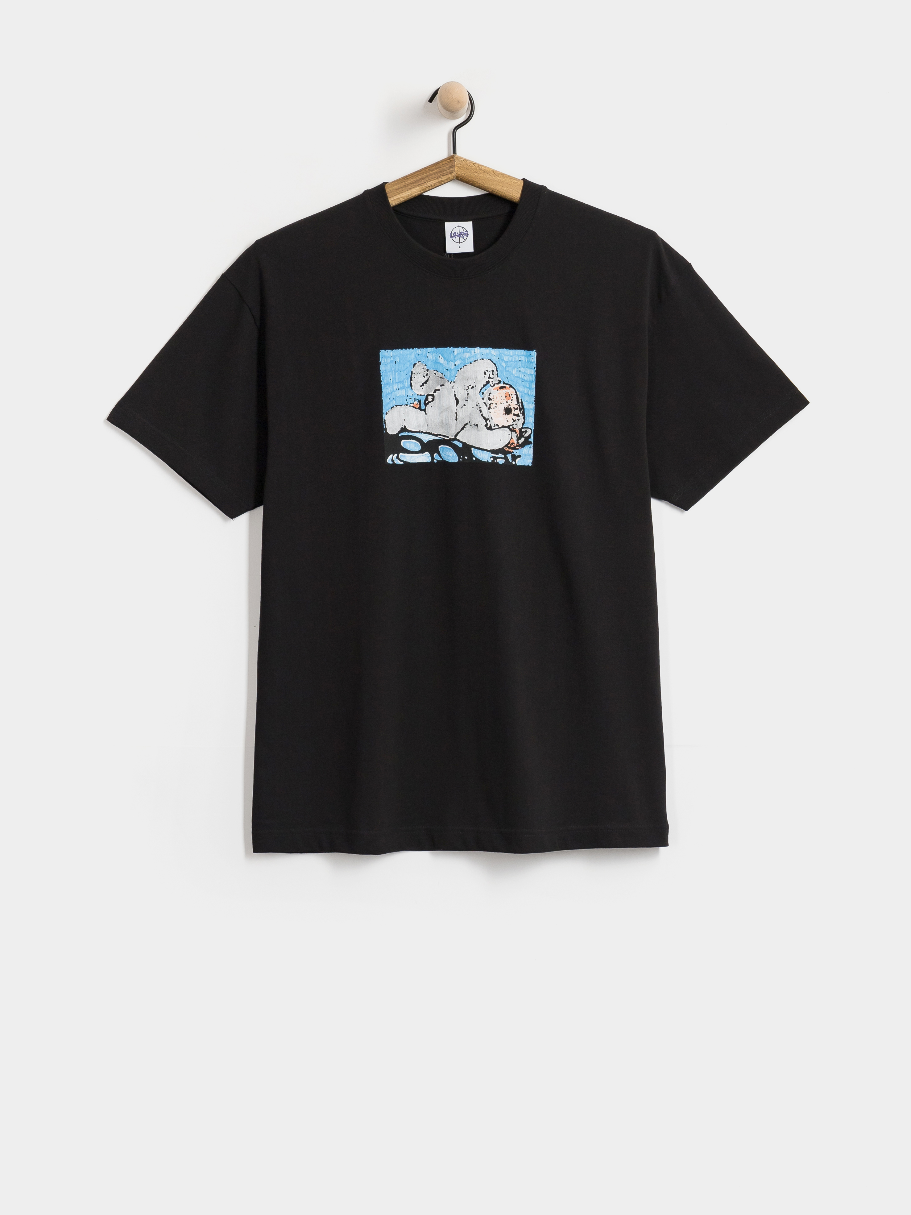 Tričko Polar Skate Lazy Bunny (black)