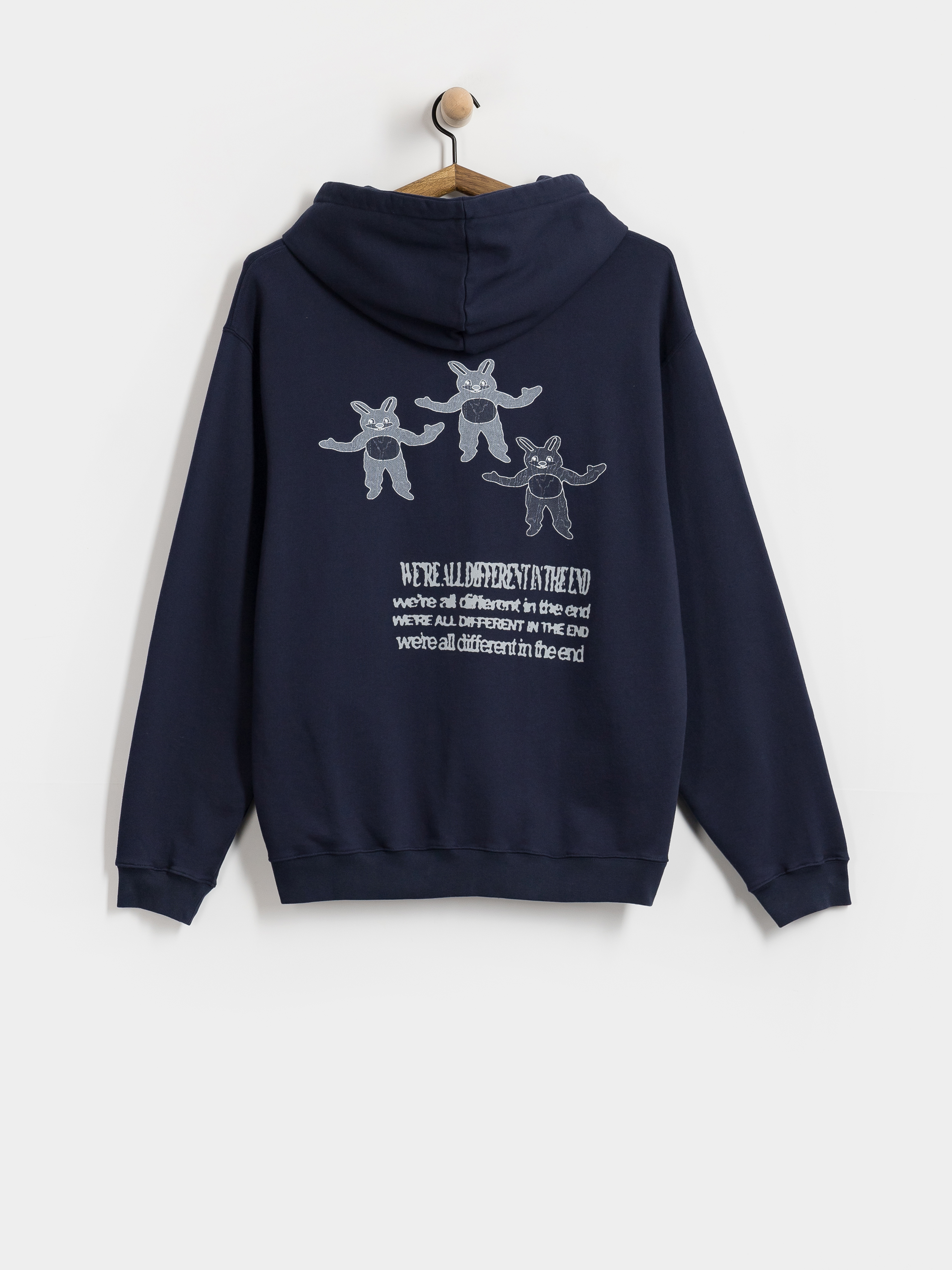 Mikina s kapucňou Polar Skate Different In The End HD (rich navy)