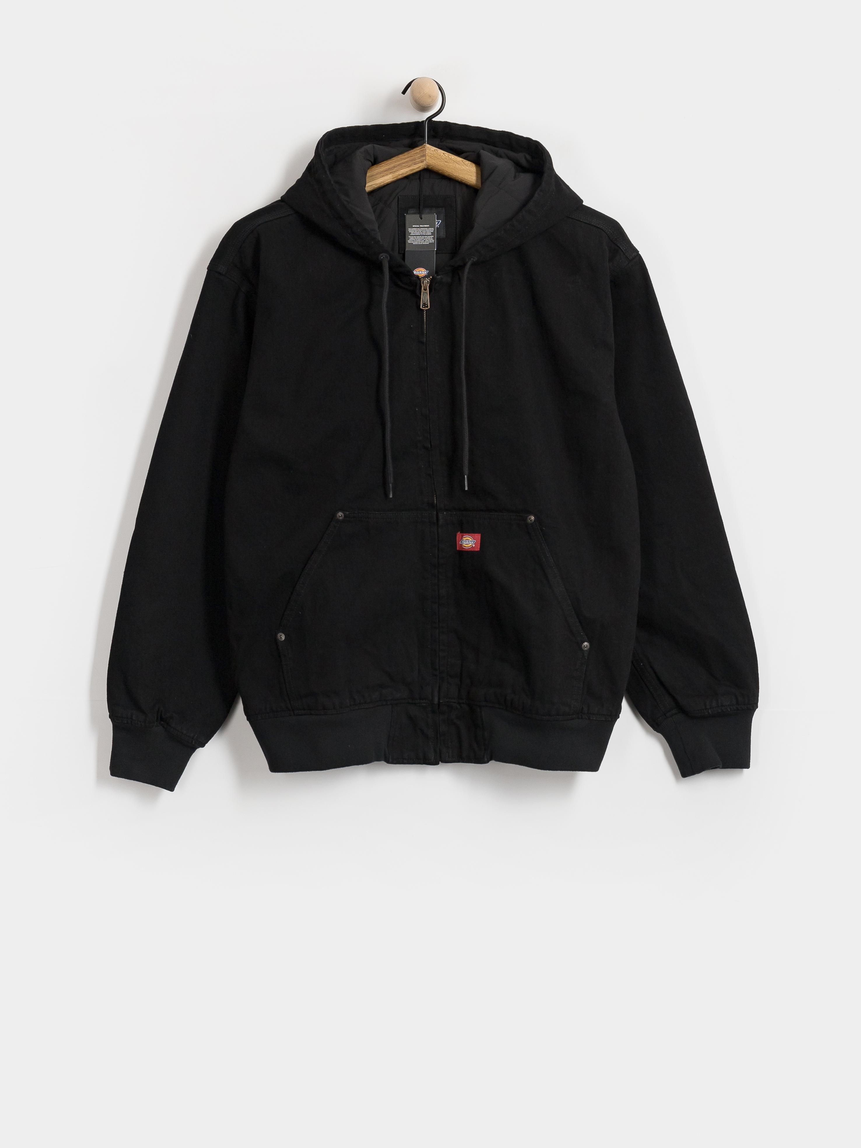 Bunda Dickies Hilham Lined Denim Hooded Bomber (black)