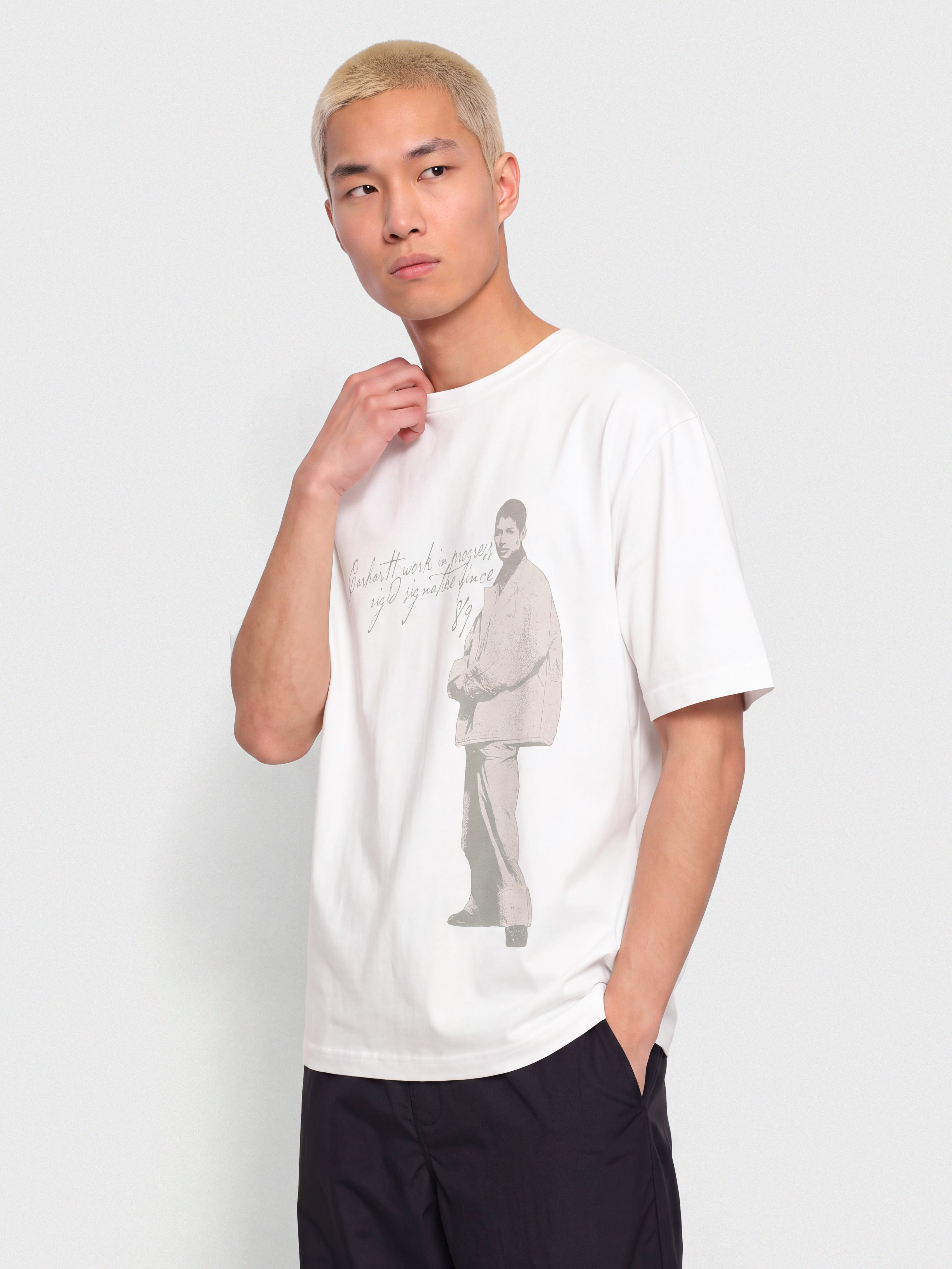 Tričko Carhartt WIP Archive 95 (white)