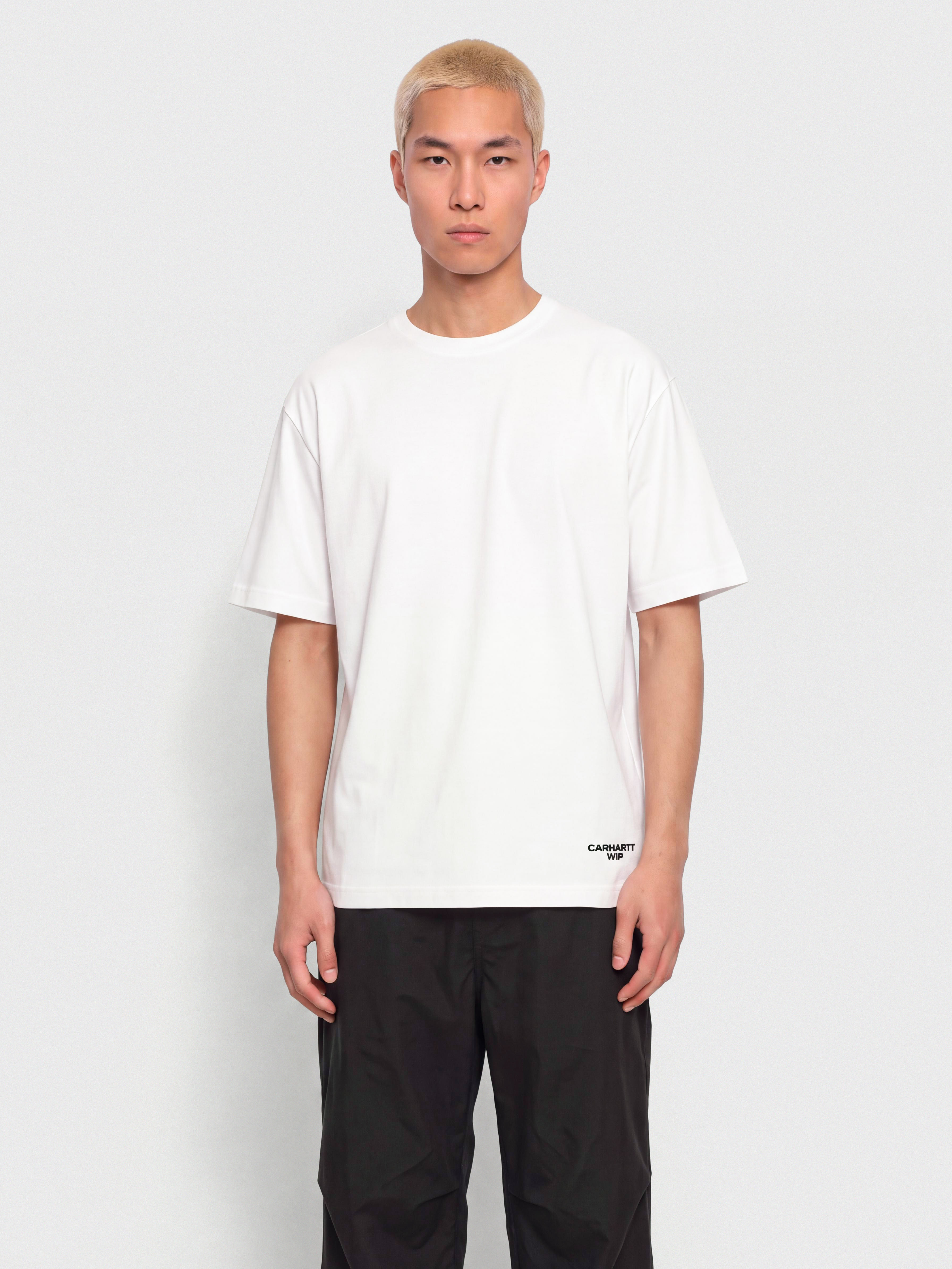 Tričko Carhartt WIP Chapter Script (white/black)