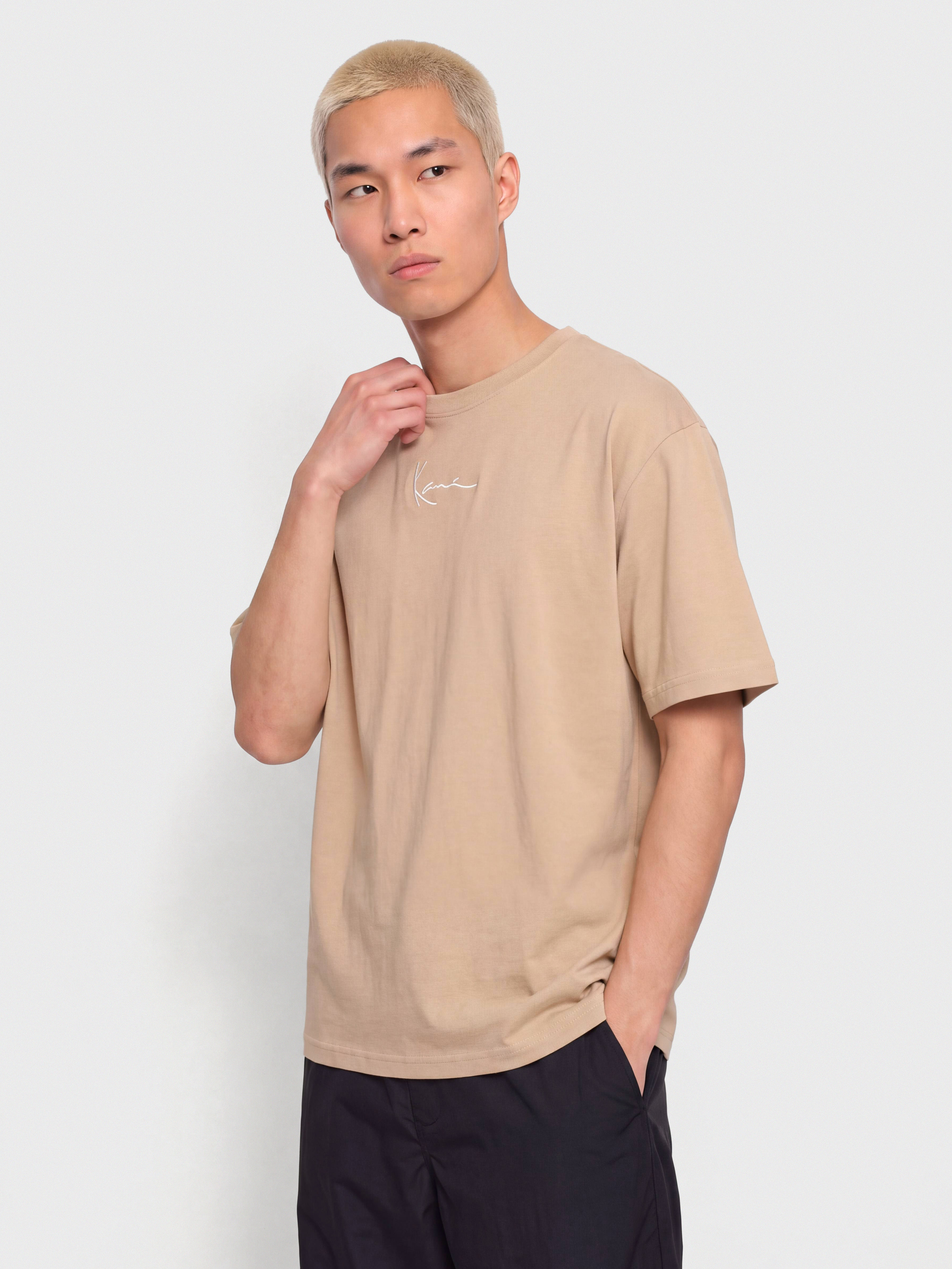 Tričko Karl Kani Small Signature Essential (taupe)