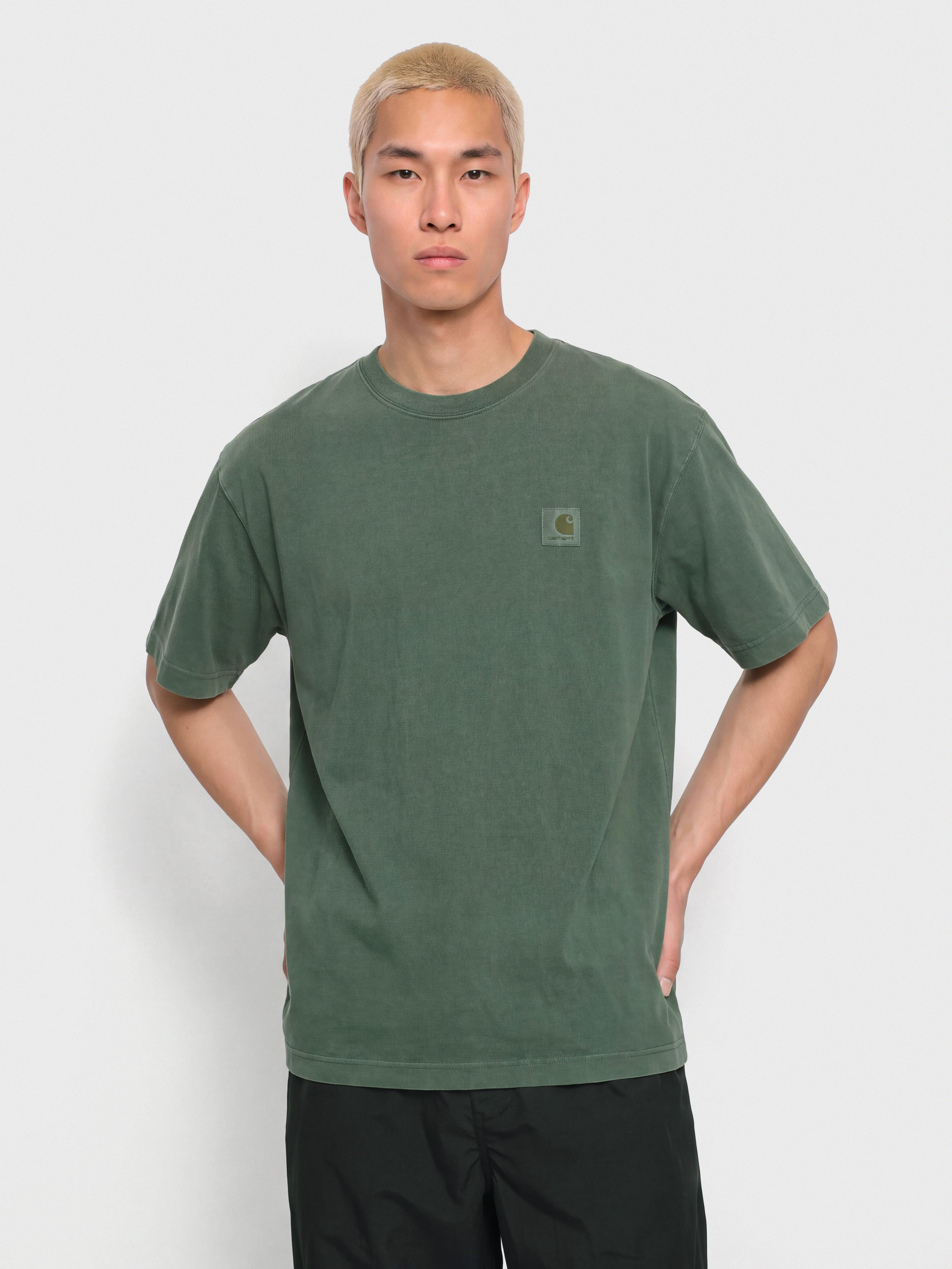 Tričko Carhartt WIP Vista (dark scarab/garment dyed)