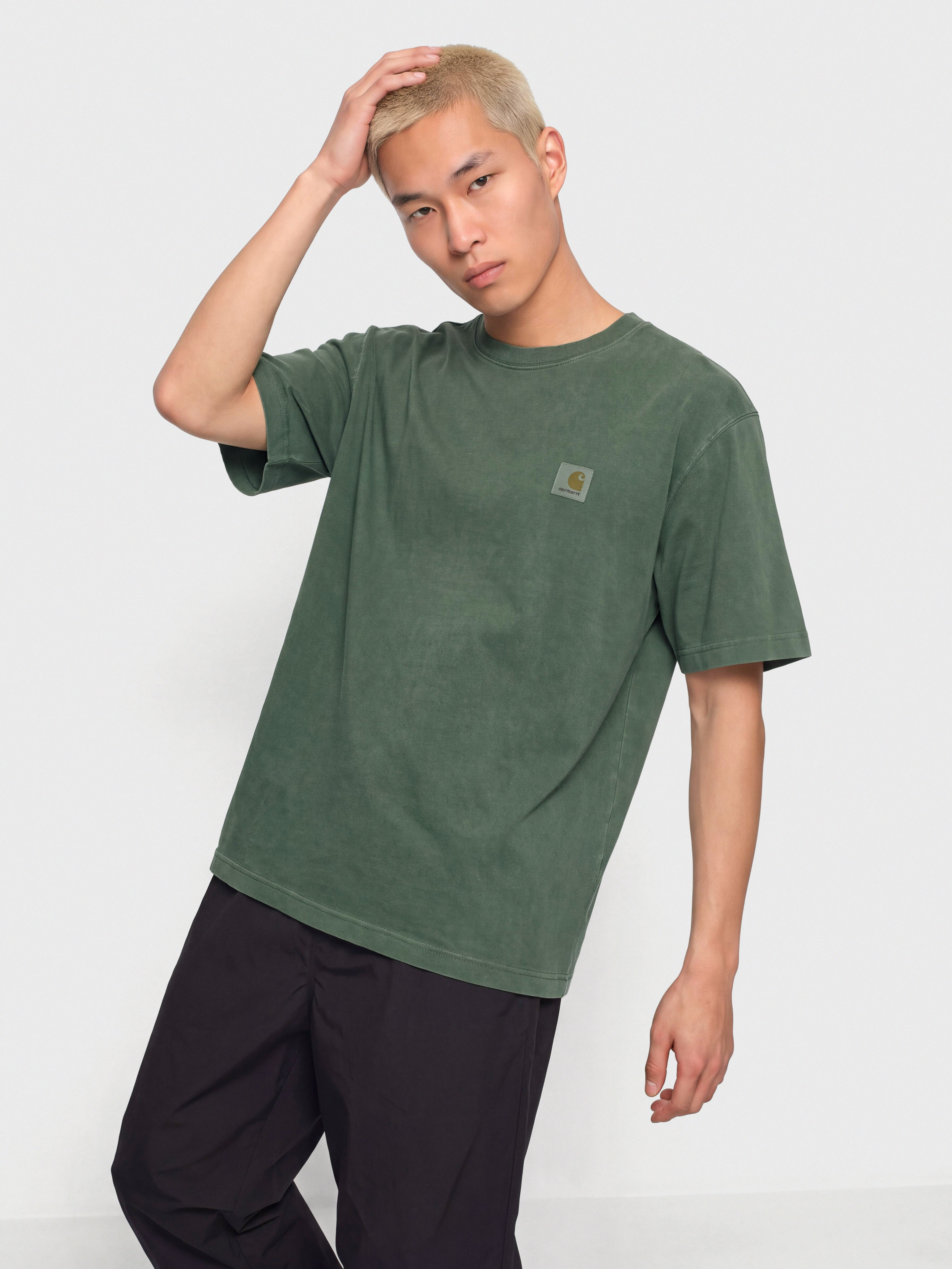 Tričko Carhartt WIP Vista (dark scarab/garment dyed)