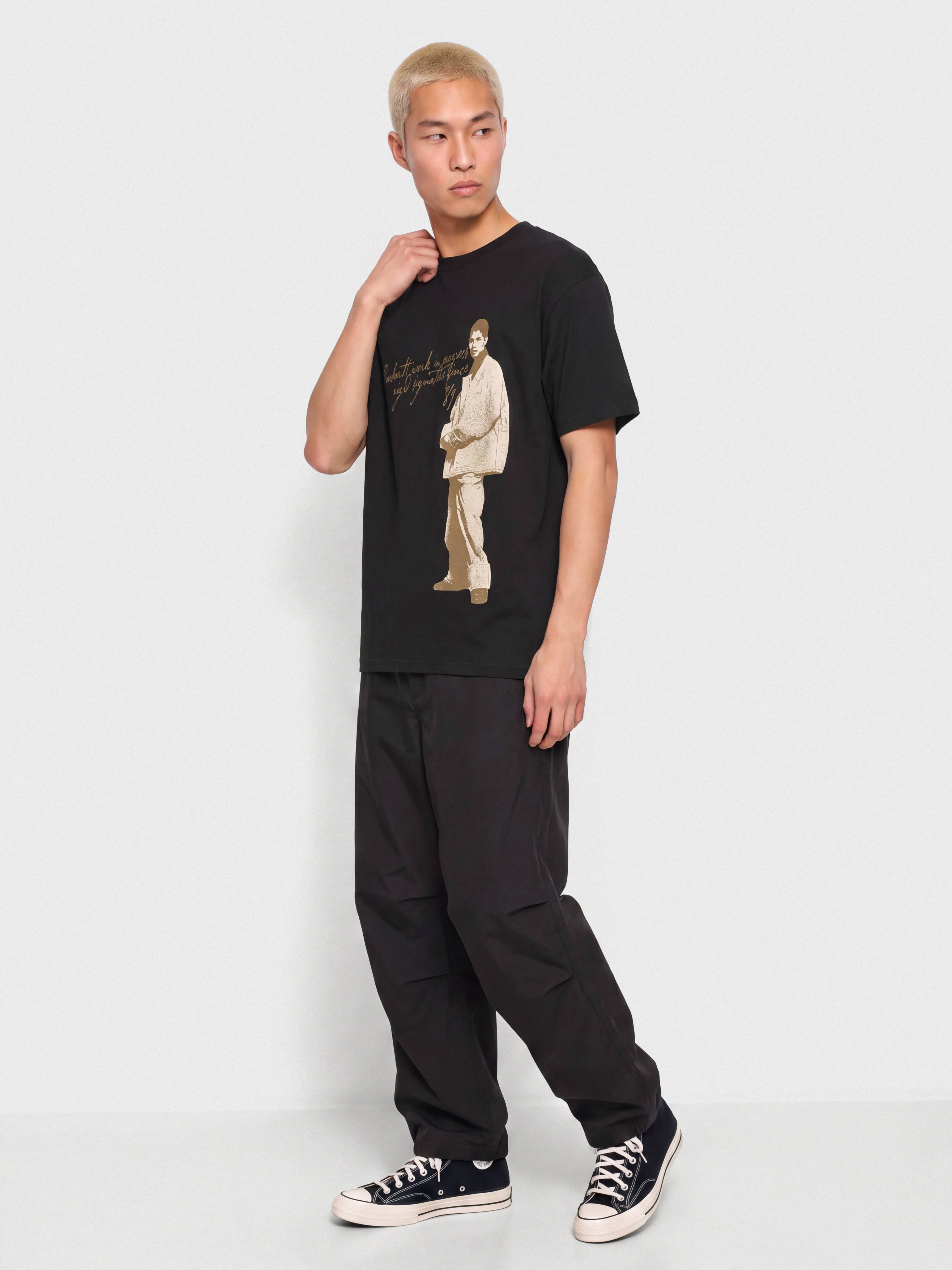 Tričko Carhartt WIP Archive 95 (black)