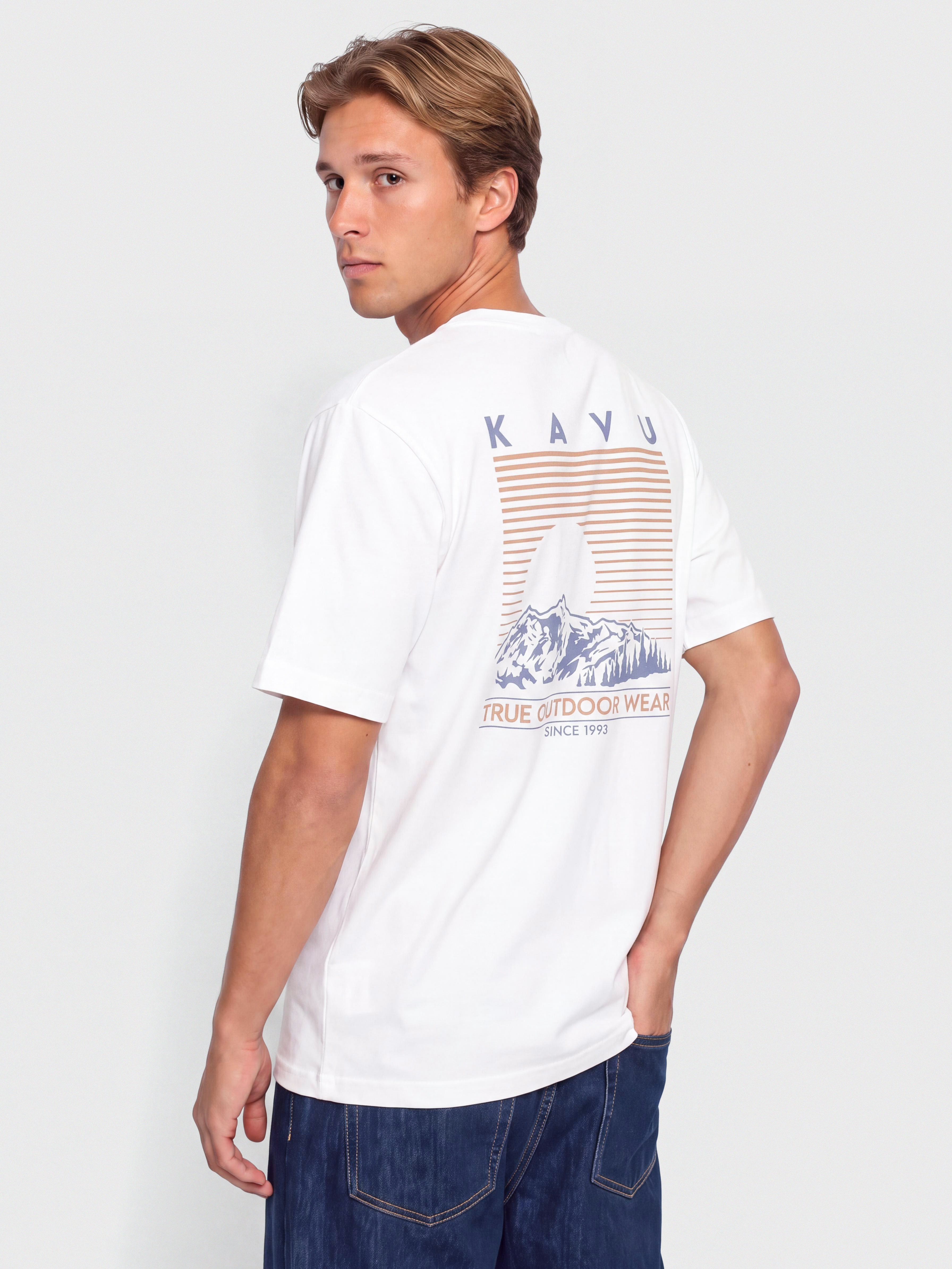 Tričko Kavu Landscape (off white)
