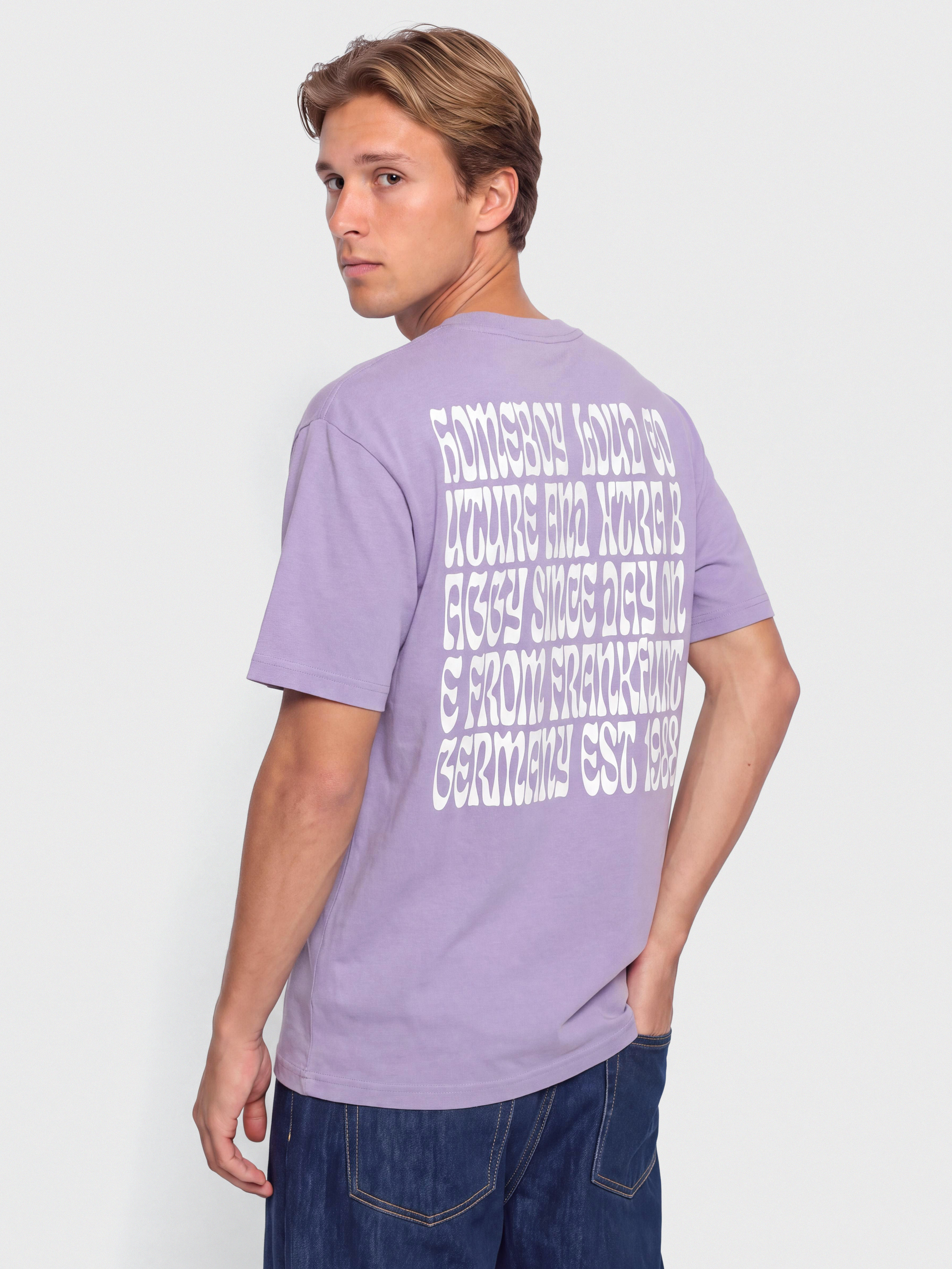 Tričko Homeboy Big Text (lilac)